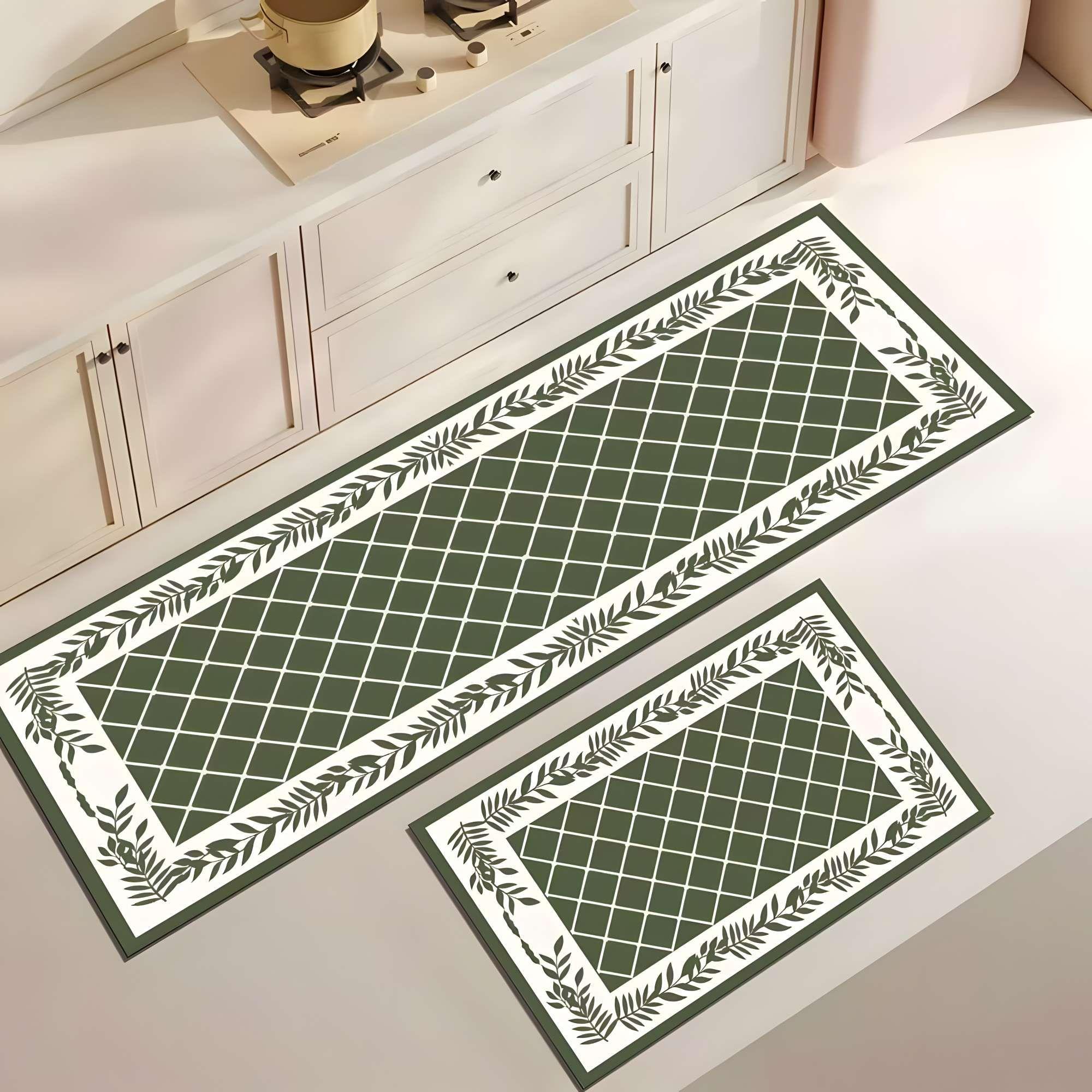 PACK DE 2 ALFOMBRAS DE GOMA MINIMALISTAS PARA COCINA B21-2