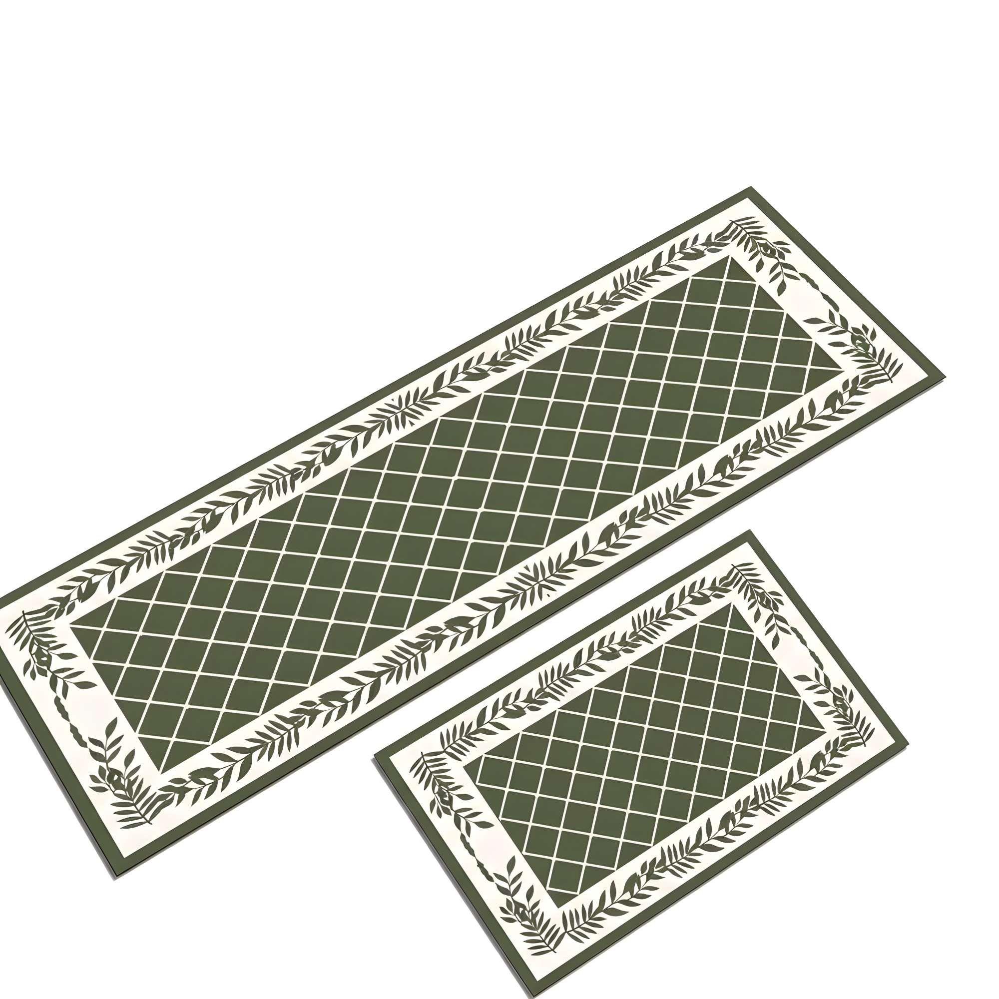 PACK DE 2 ALFOMBRAS DE GOMA MINIMALISTAS PARA COCINA B21-3