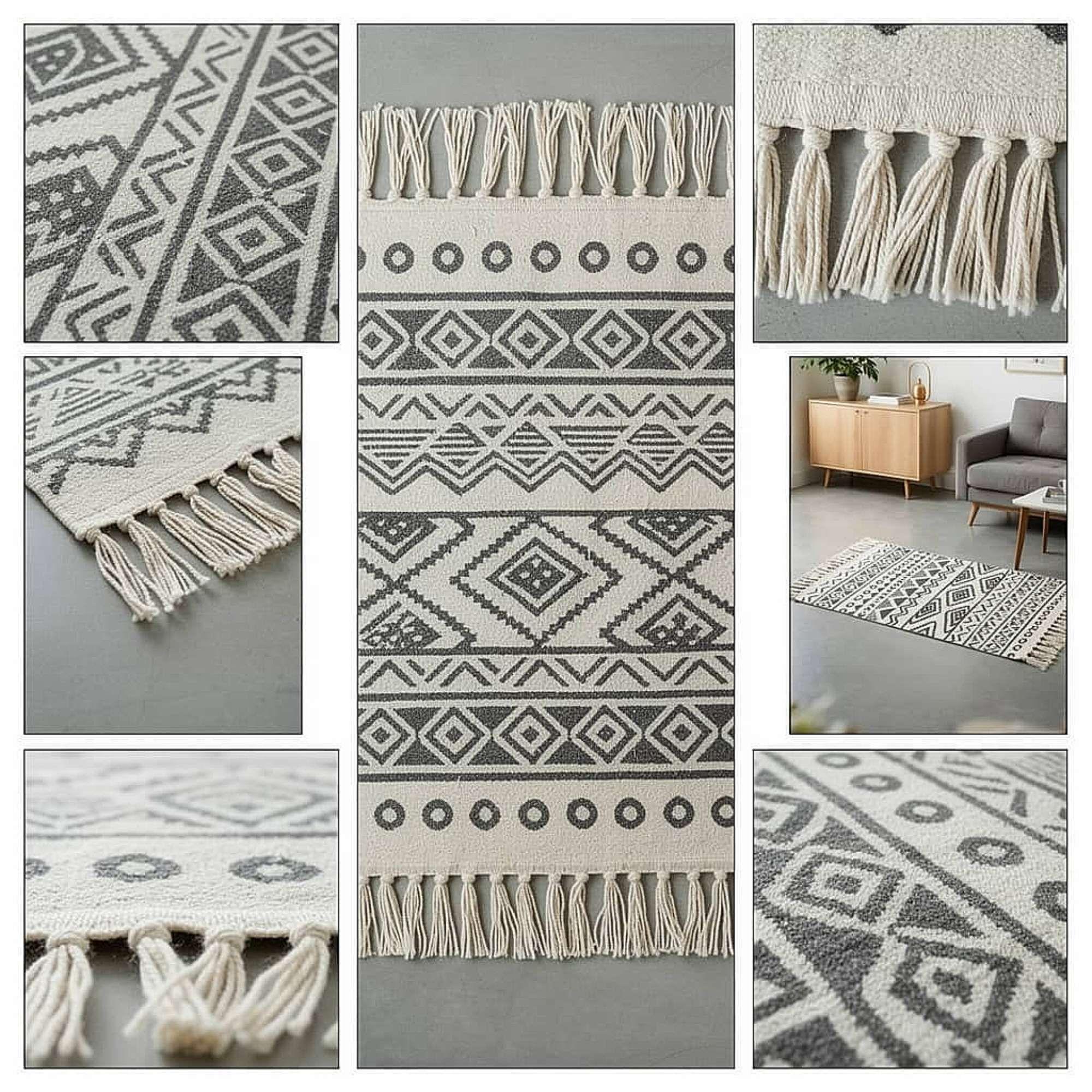 SET DE 2 BAJADAS DE CAMAS DECORATIVAS 60x90cm 01-2