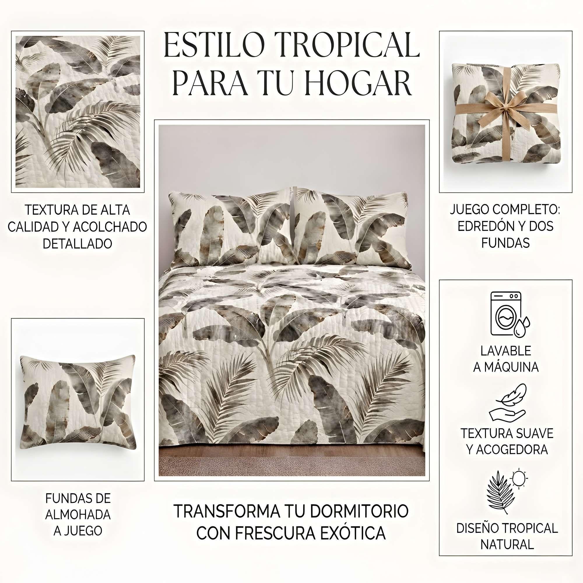 CUBRECAMA QUILT DE VERANO  2 PLAZAS C4-3