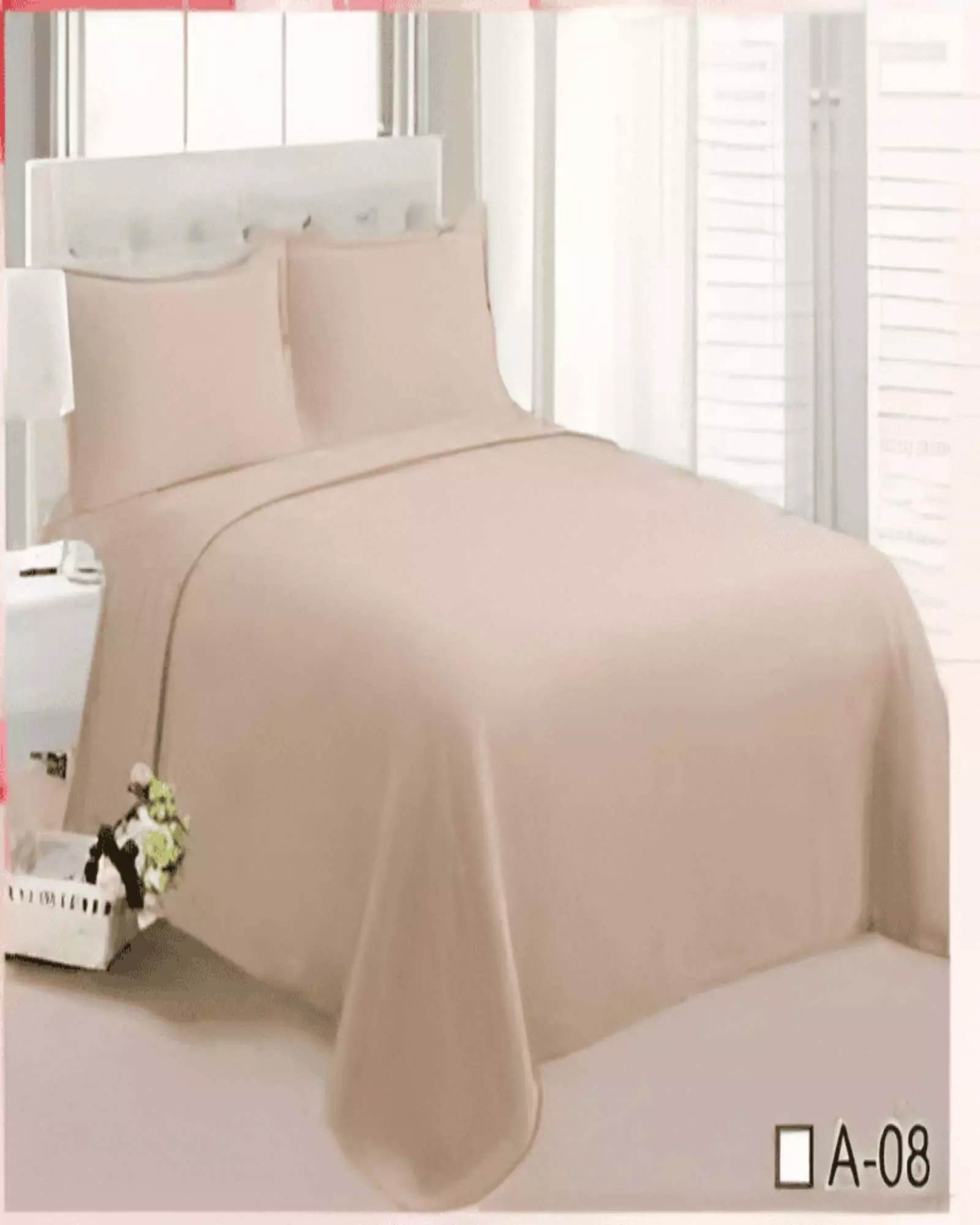 SABANA POLAR DE TEXTURA SUAVE  2 PLAZAS BEIGE-2
