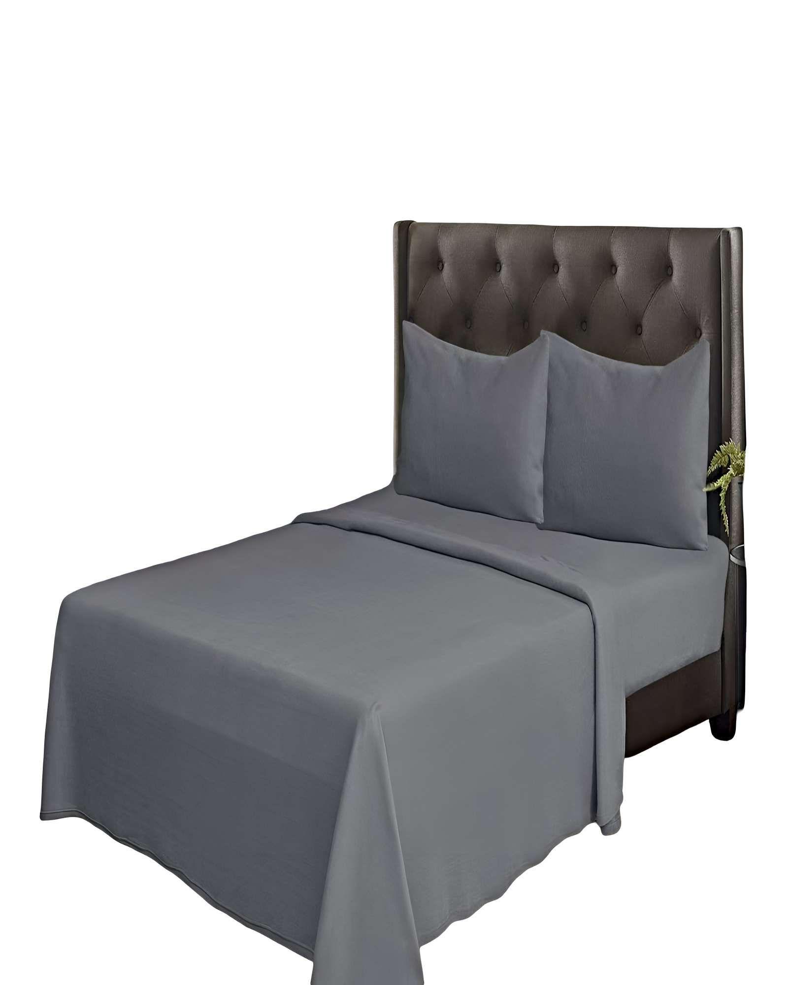 PACK DE SABANAS POLAR KING GRIS 2-1