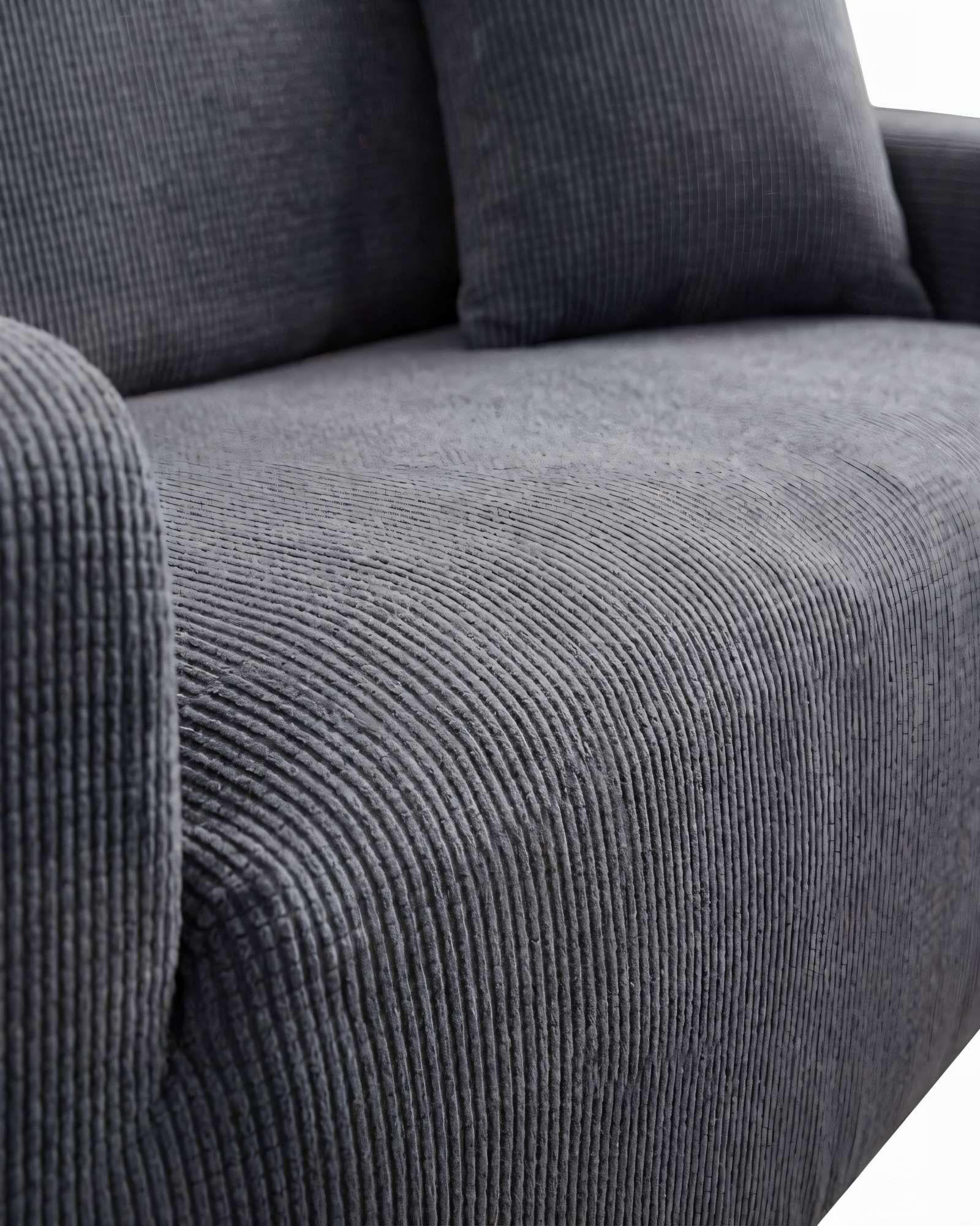 FUNDA DE SOFA REVESTIMIENTO ELASTICO 3 CUERPOS CUADRUPLE COLOR GRIS-1