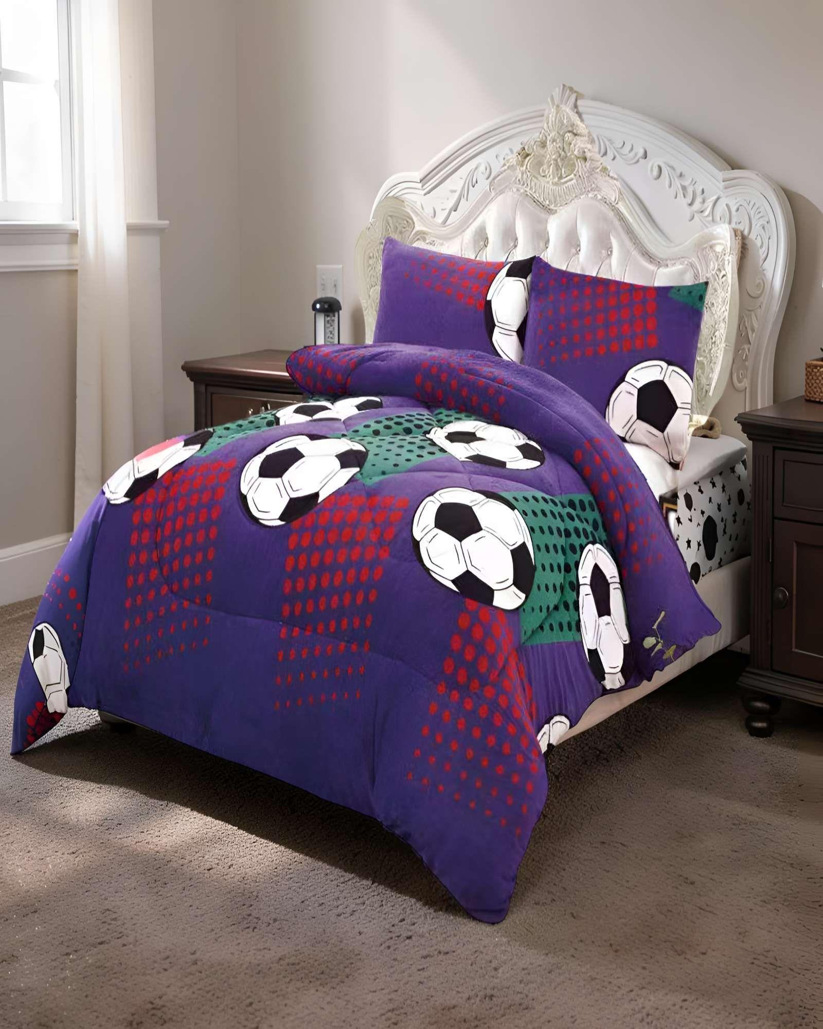 PLUMON INVIERNO SOFT CON DISEÑO PLAZA Y MEDIA 180CM X 230CM C4-2