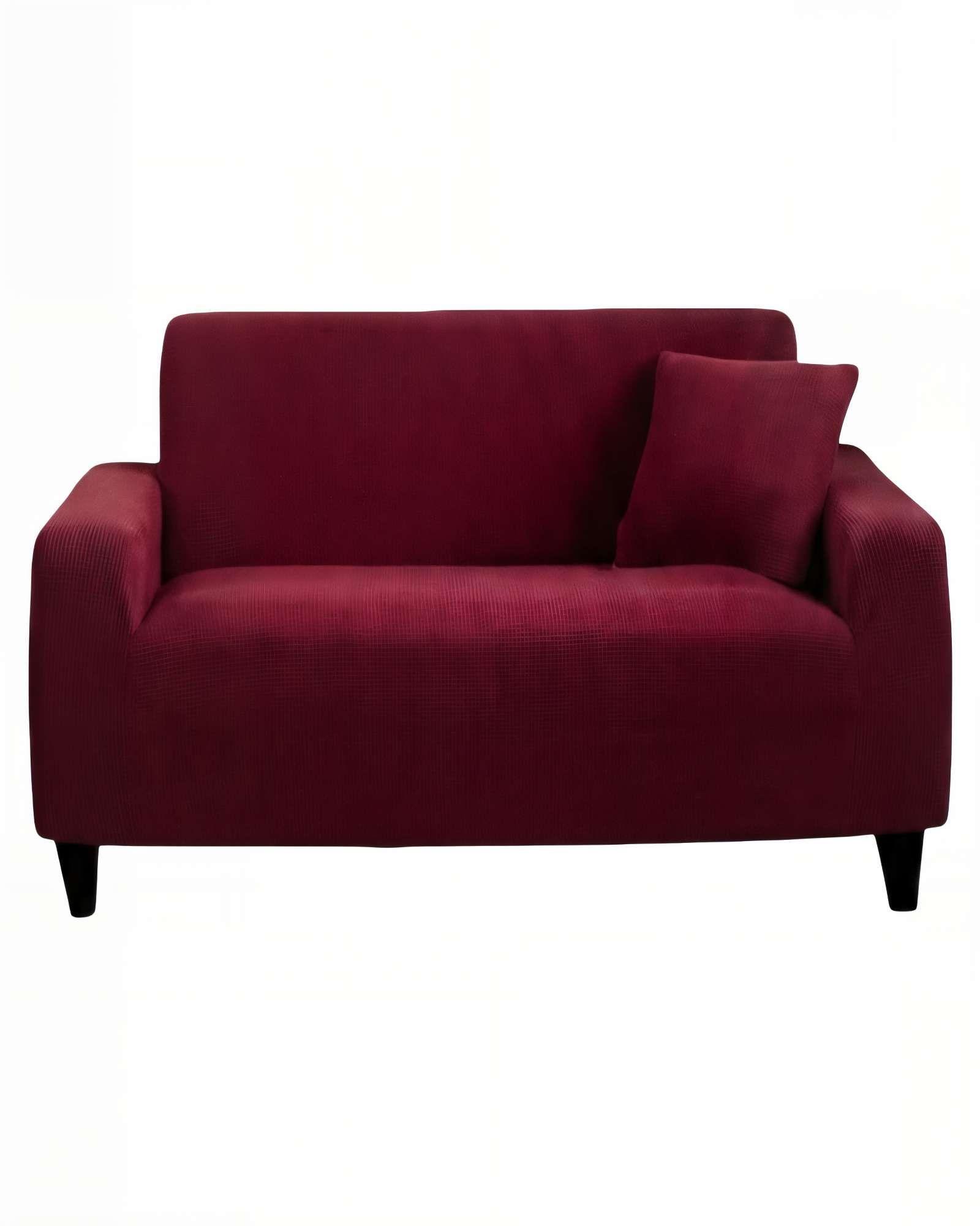 FUNDA DE SOFA REVESTIMIENTO ELASTICO 3 CUERPOS CUADRUPLE COLOR BURDEO-0