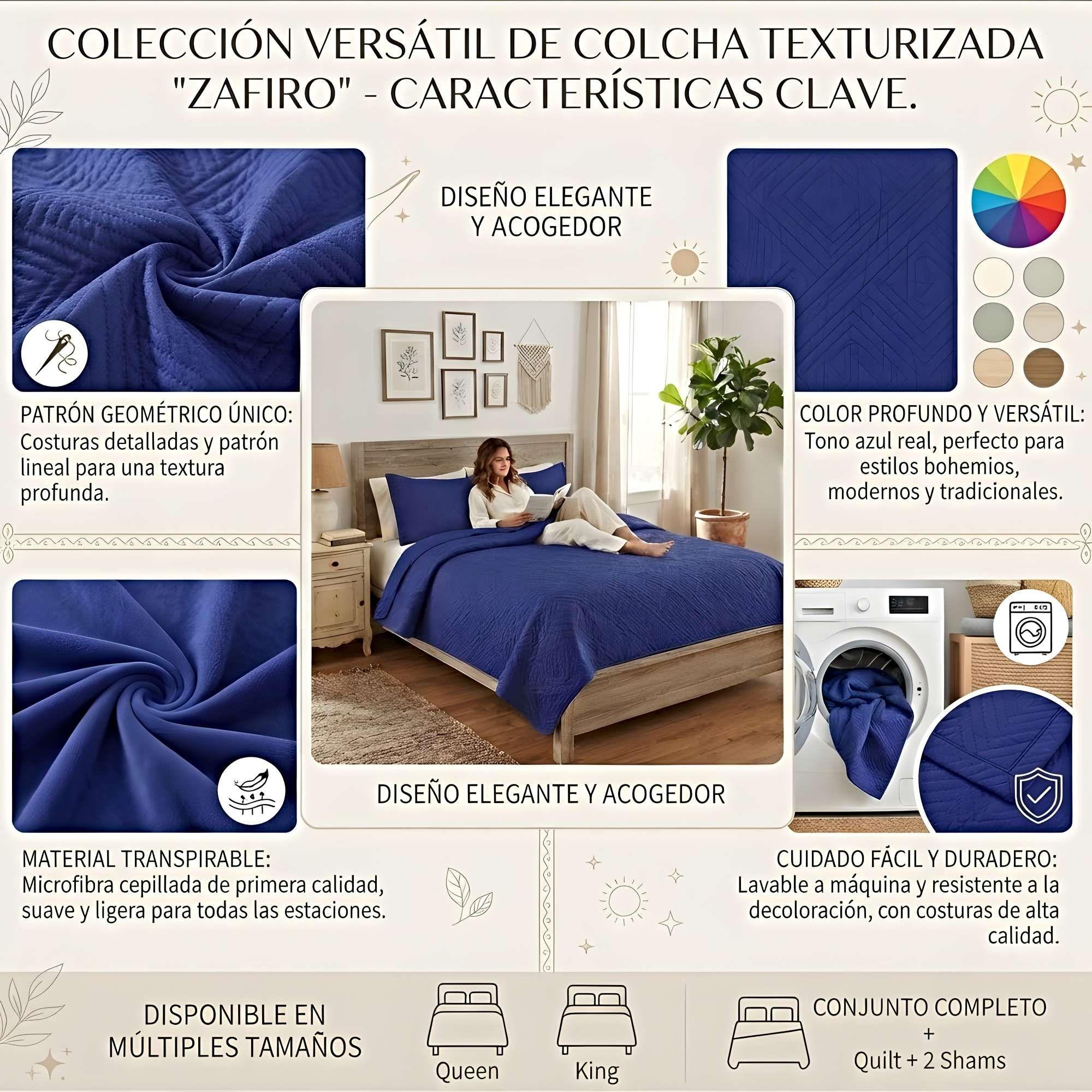 CUBRECAMA QUILT DE VERANO  KING CL2-3