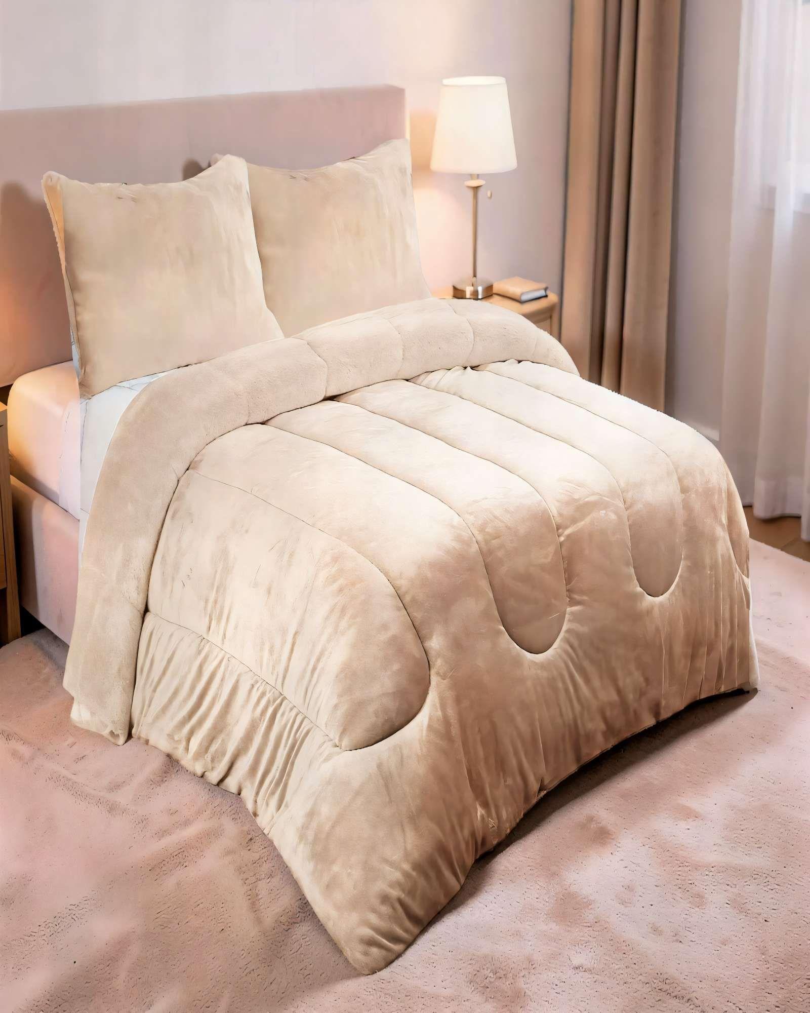 PLUMON CHIPORRO DE INVIERNO PREMIUM KING   COLOR BEIGE-2