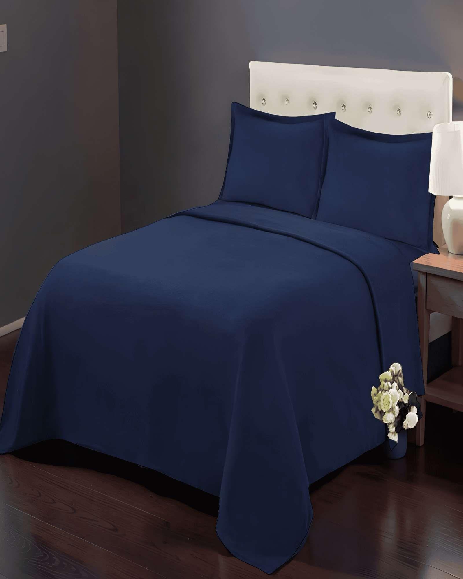 SABANA POLAR DE TEXTURA SUAVE  SUPER KING AZUL-2