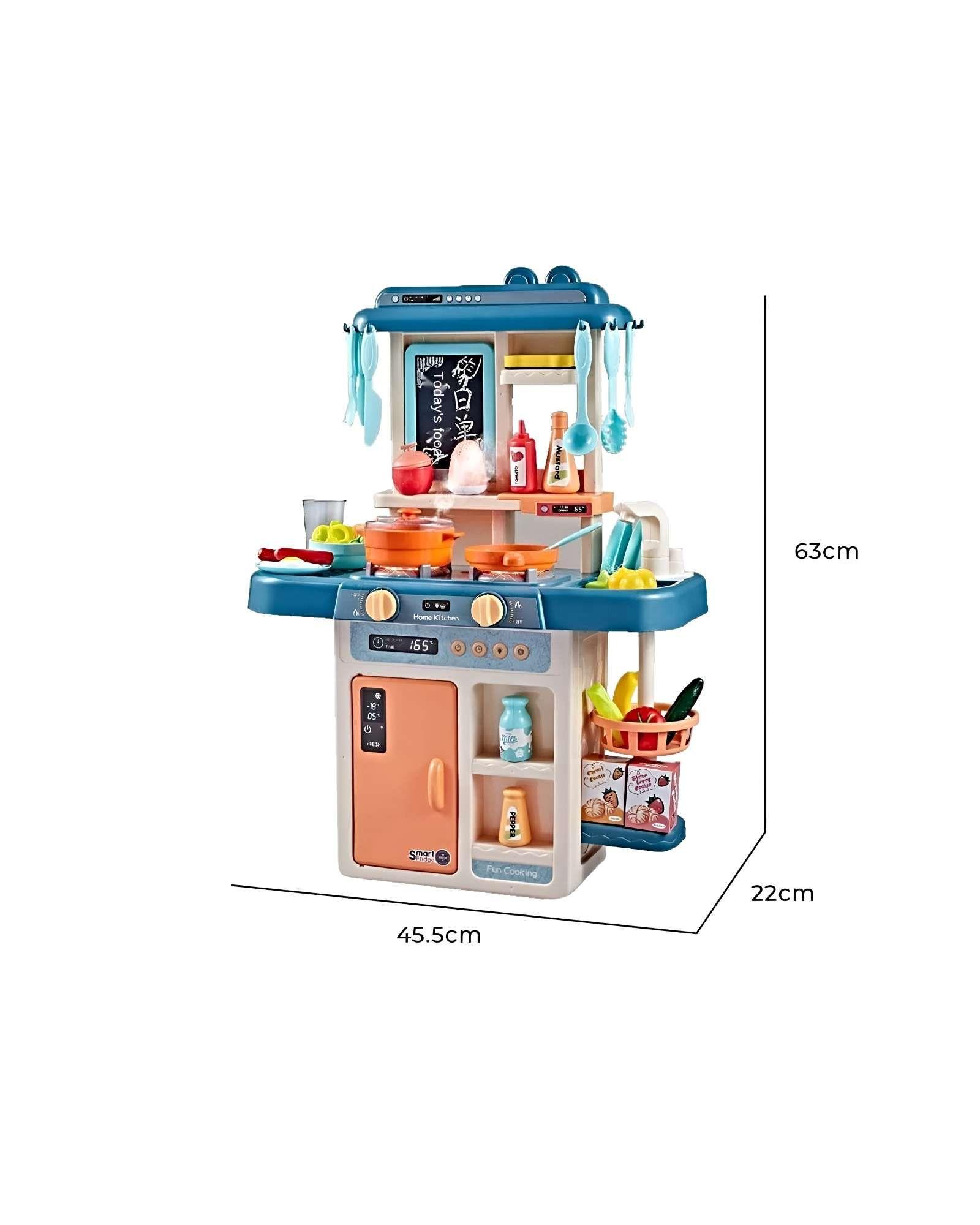 Cocina Infantil Interactiva con 55 Accesorios, Luces y Sonidos Reales-2