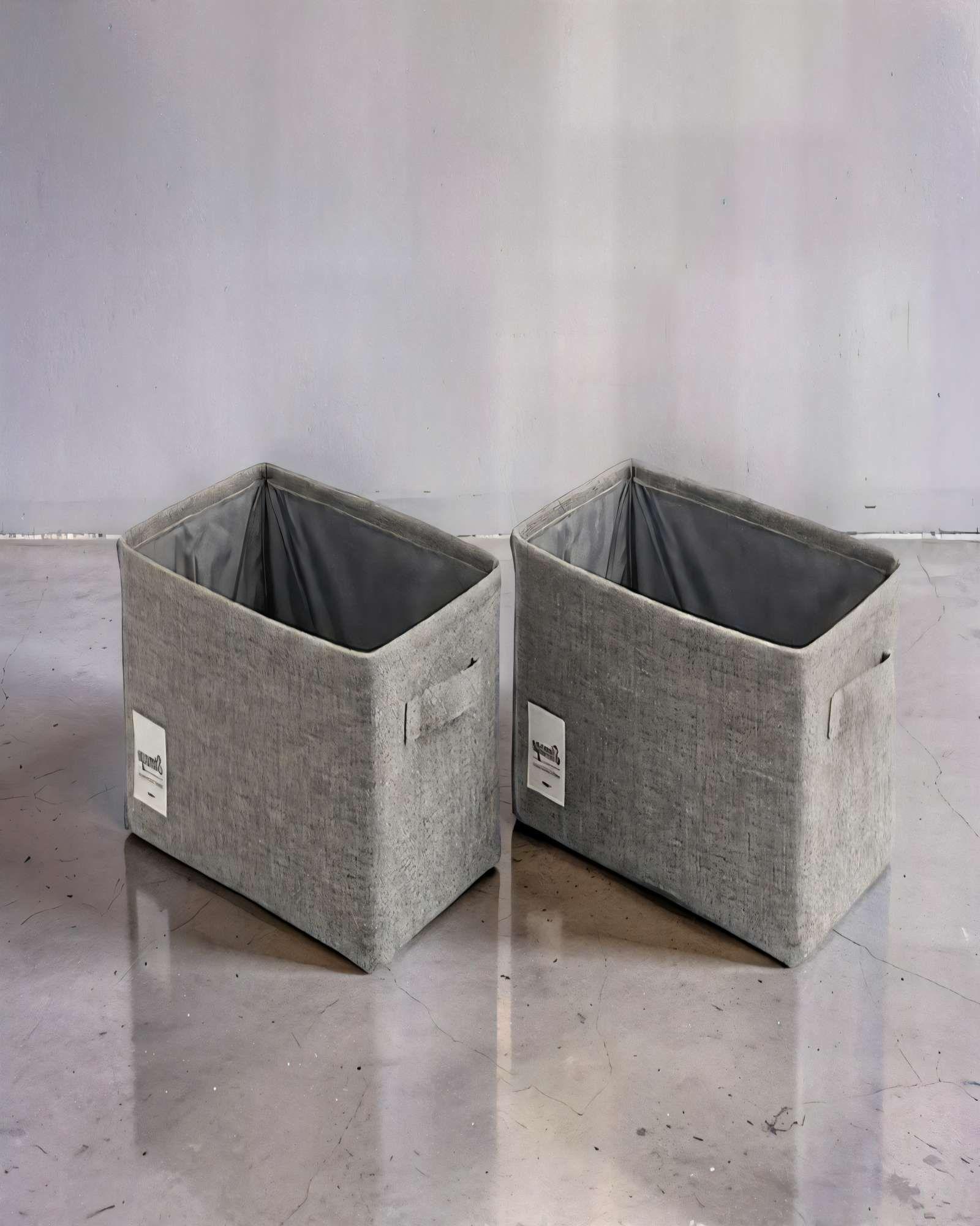 PACK   DE 2 CANASTILLOSS ORGANIZADOR 28CMX47CMX20CM COLOR GRIS-3