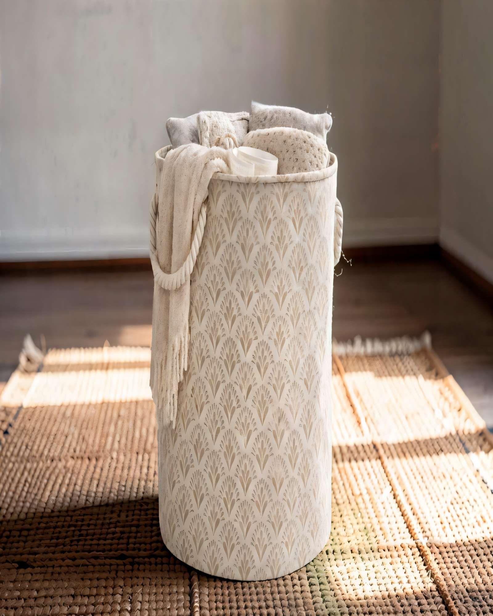 CANASTILLOS DE ROPA 40CMX50CM COLOR BEIGE -3