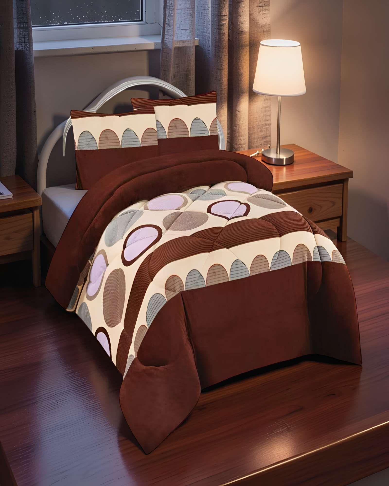 PLUMON INVIERNO SOFT CON DISEÑO 2 PLAZA 230CM X 250CM F6-2