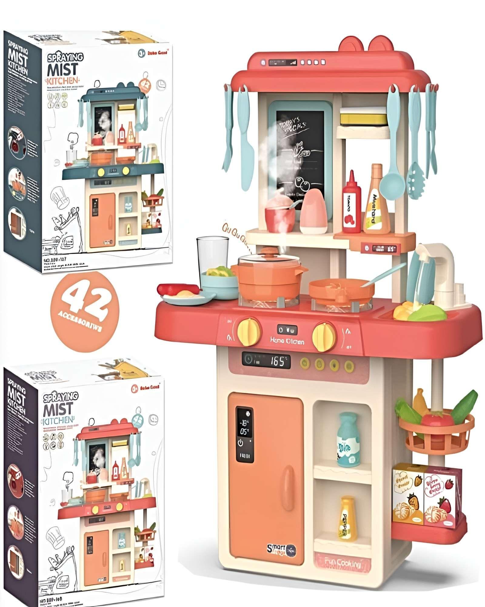 Cocina Infantil – Experiencia Real con Vapor, Luz y Sonido 42pcs-2