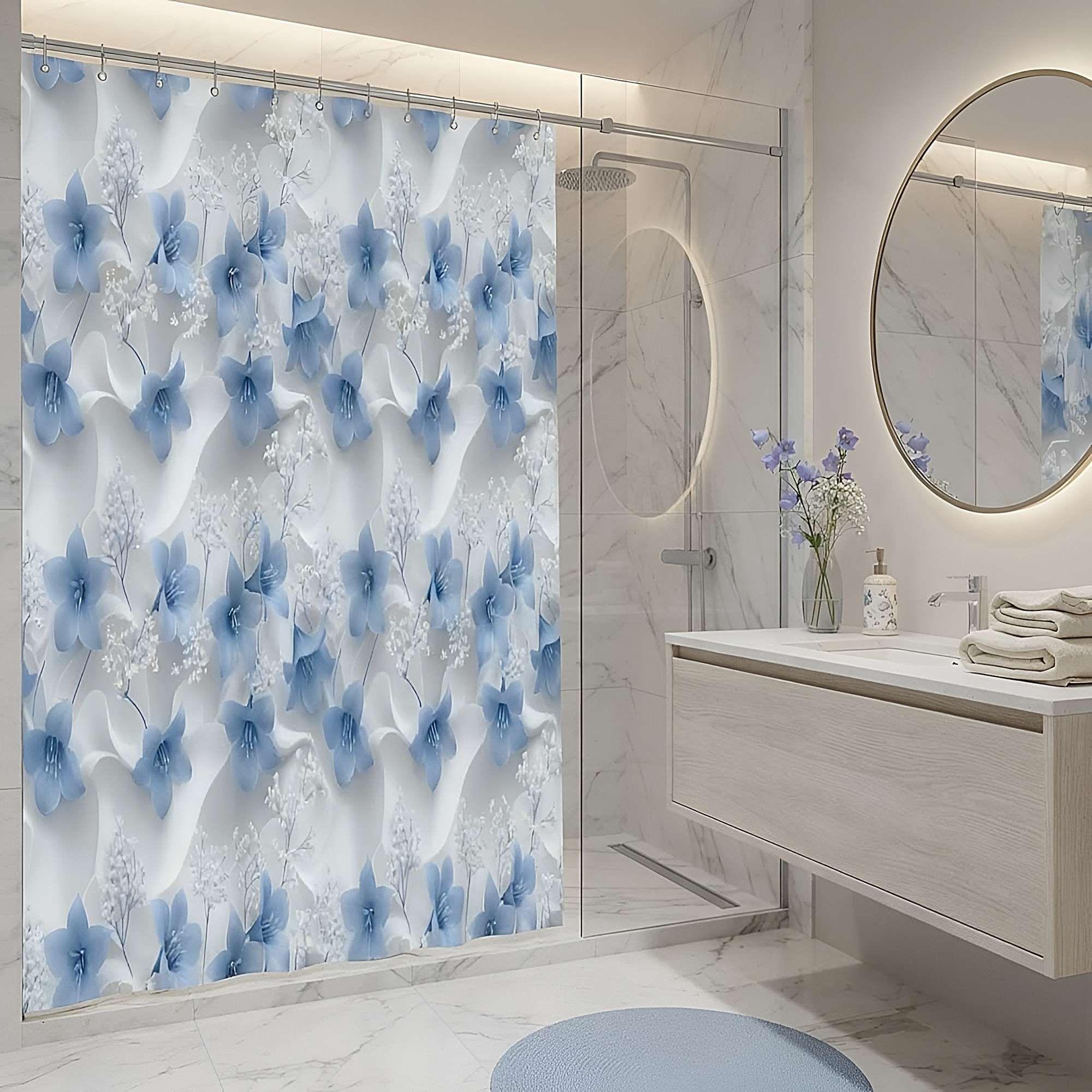 CORTINA DE BAÑO PREMIUM 180X180 CM CON FORRO BLANCO  CB28-0