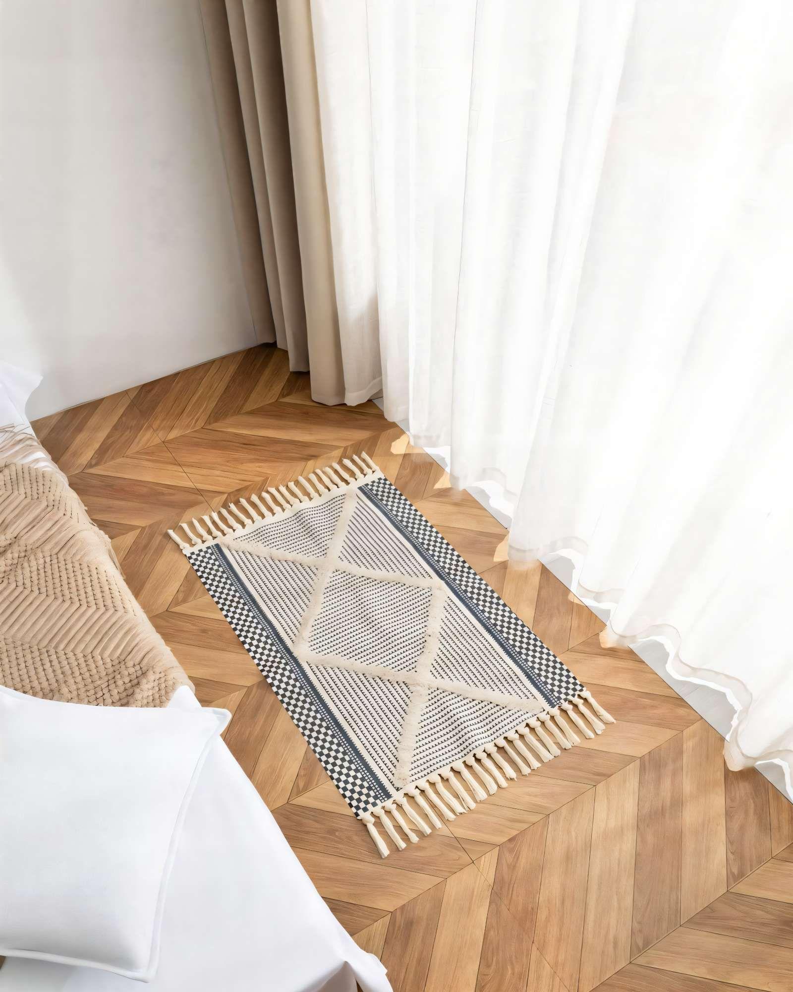 ALFOMBRA BAJADAS DE CAMA BOHO DECORATIVAS 7-2