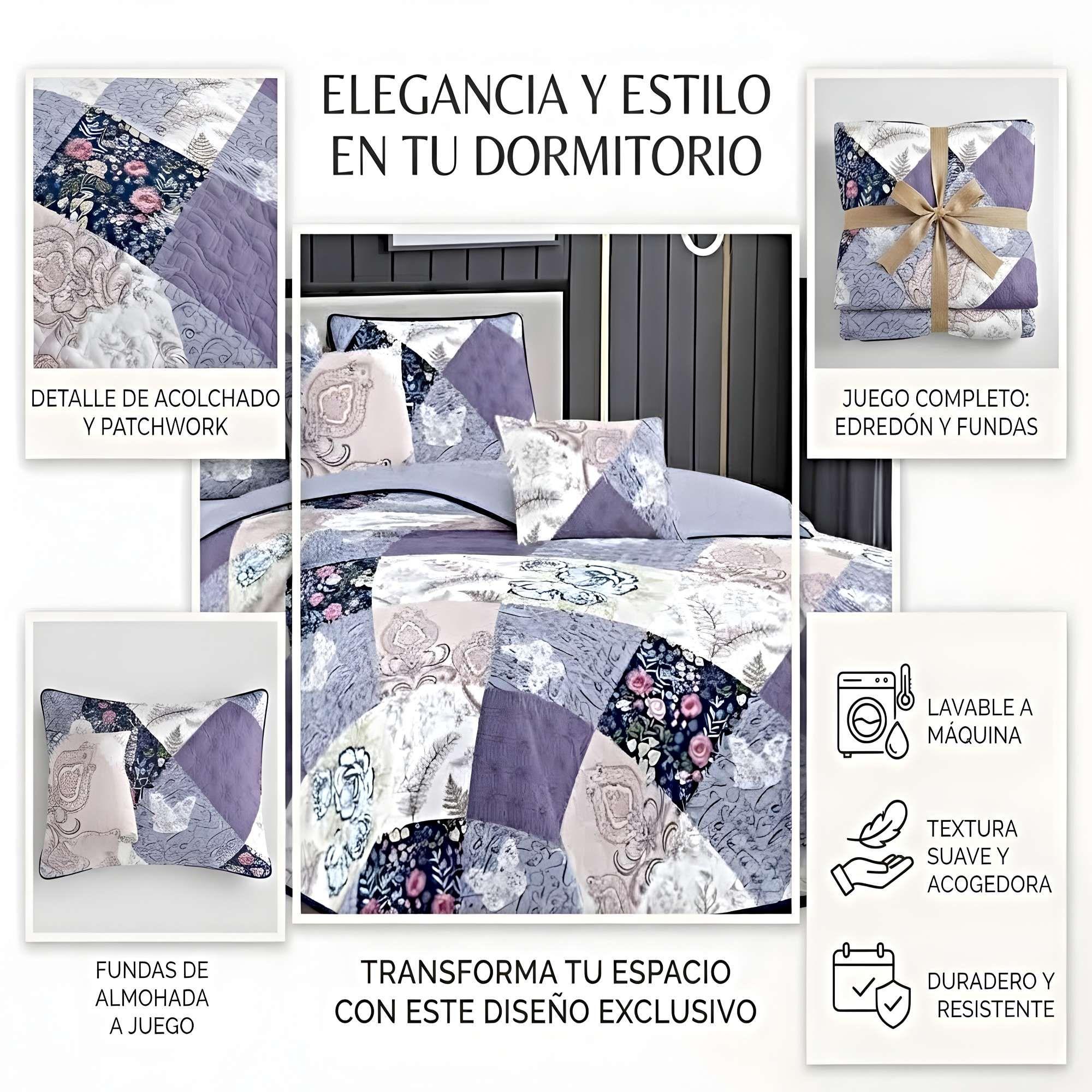 CUBRECAMA QUILT DE VERANO  KING C7-3