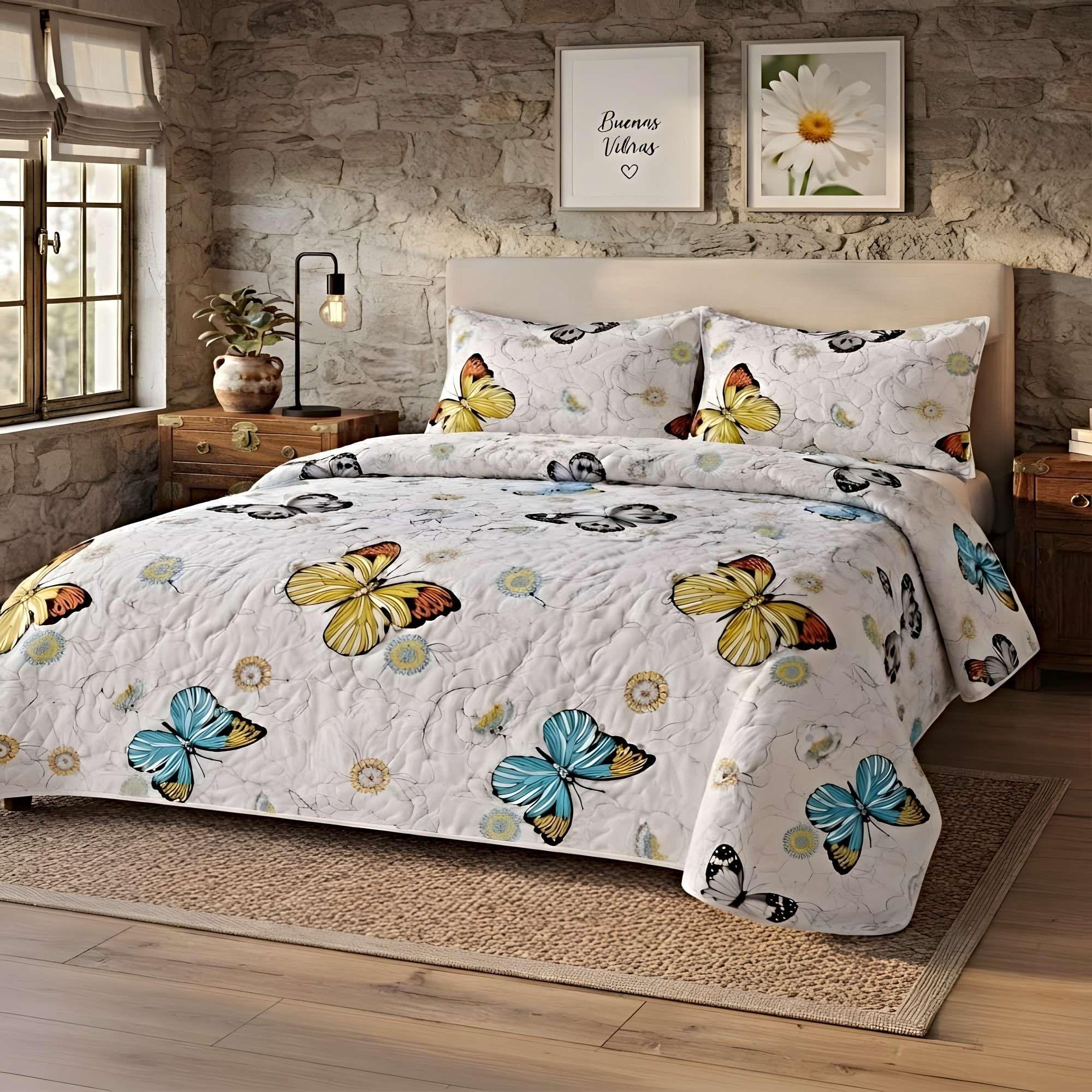 CUBRECAMA QUILT DE VERANO  2 PLAZAS C11-3