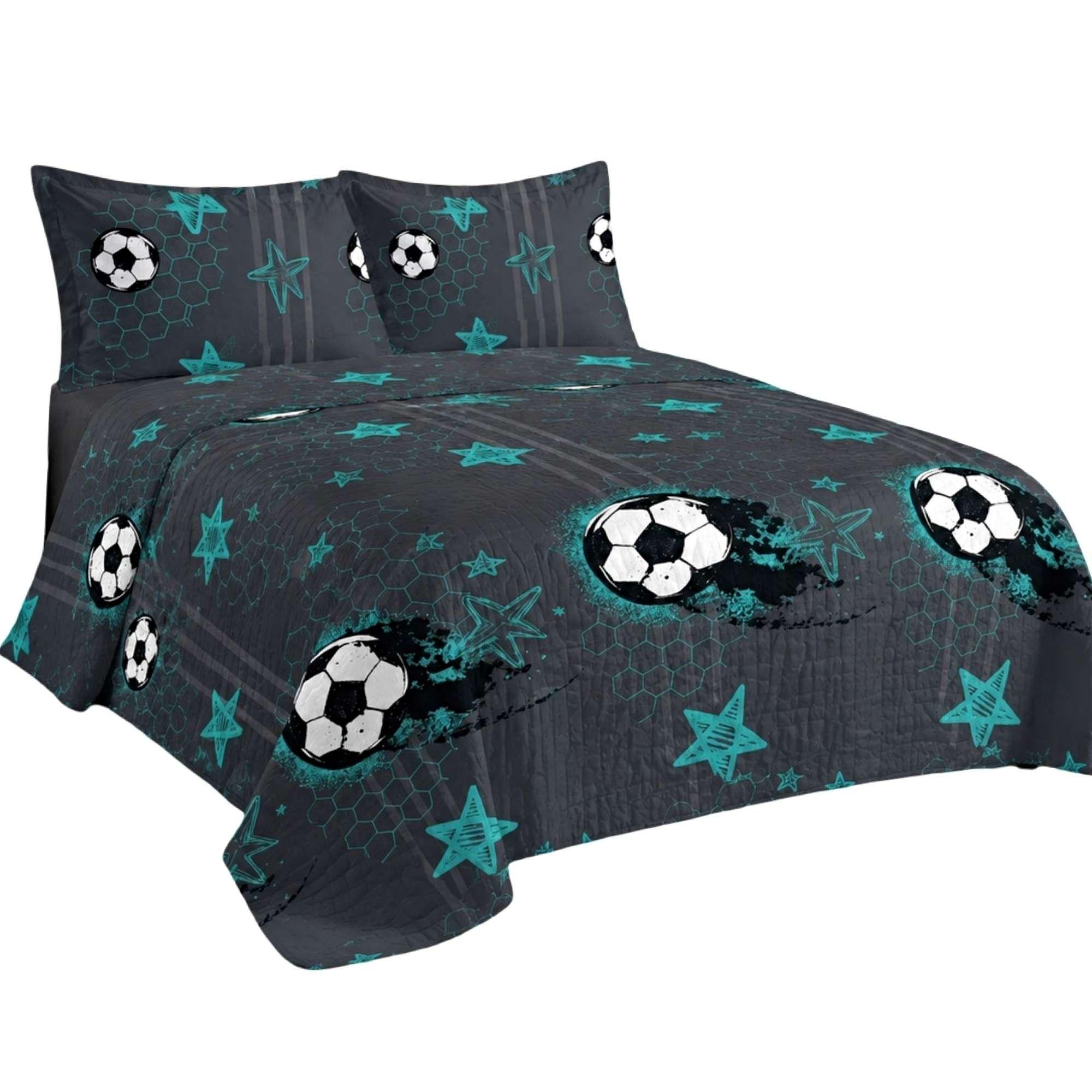CUBRECAMADA DE VERANO PLAZA Y MEDIA CON DISEÑO J17-2