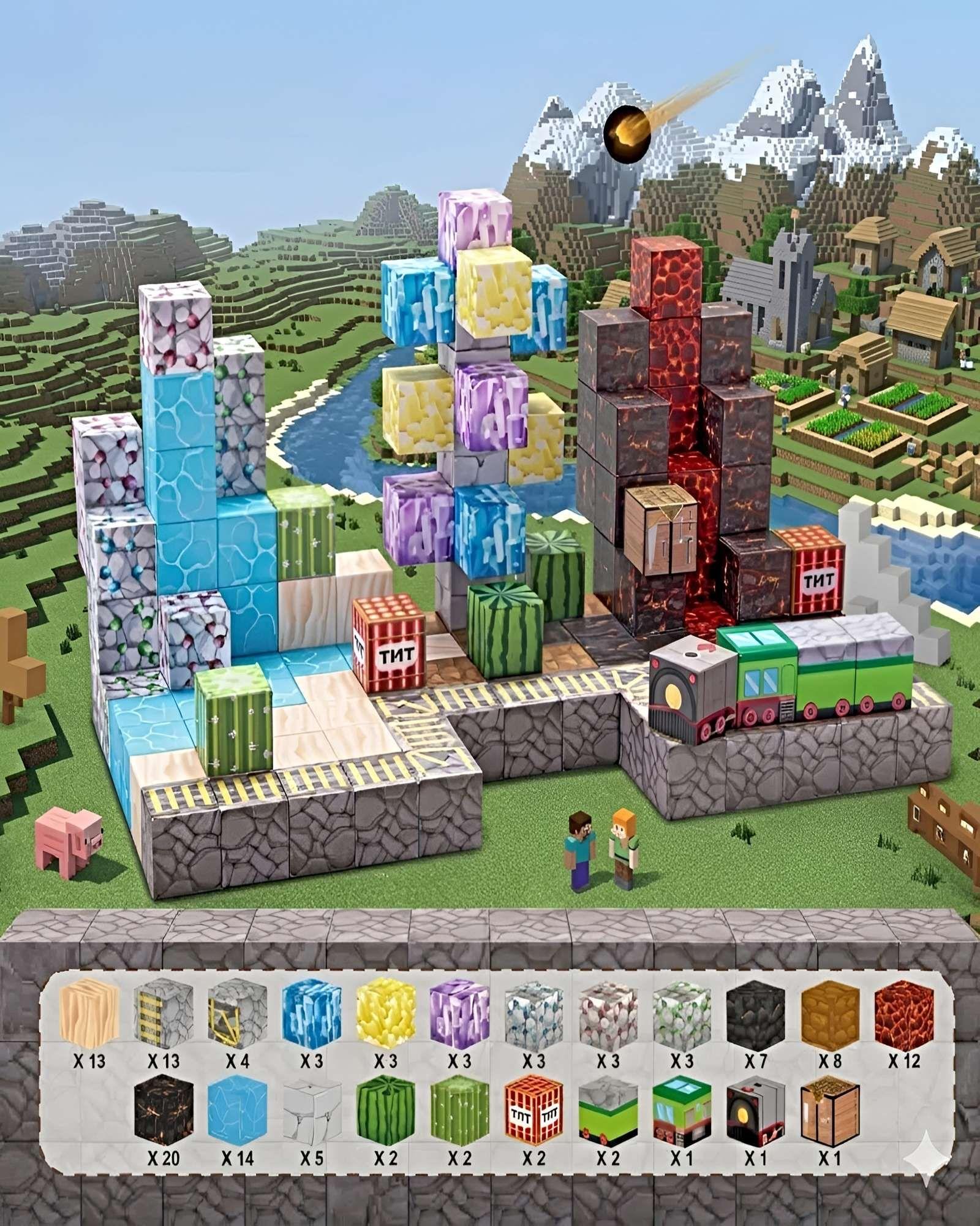 Juguete Cubo Magnetico 125 piezas-2