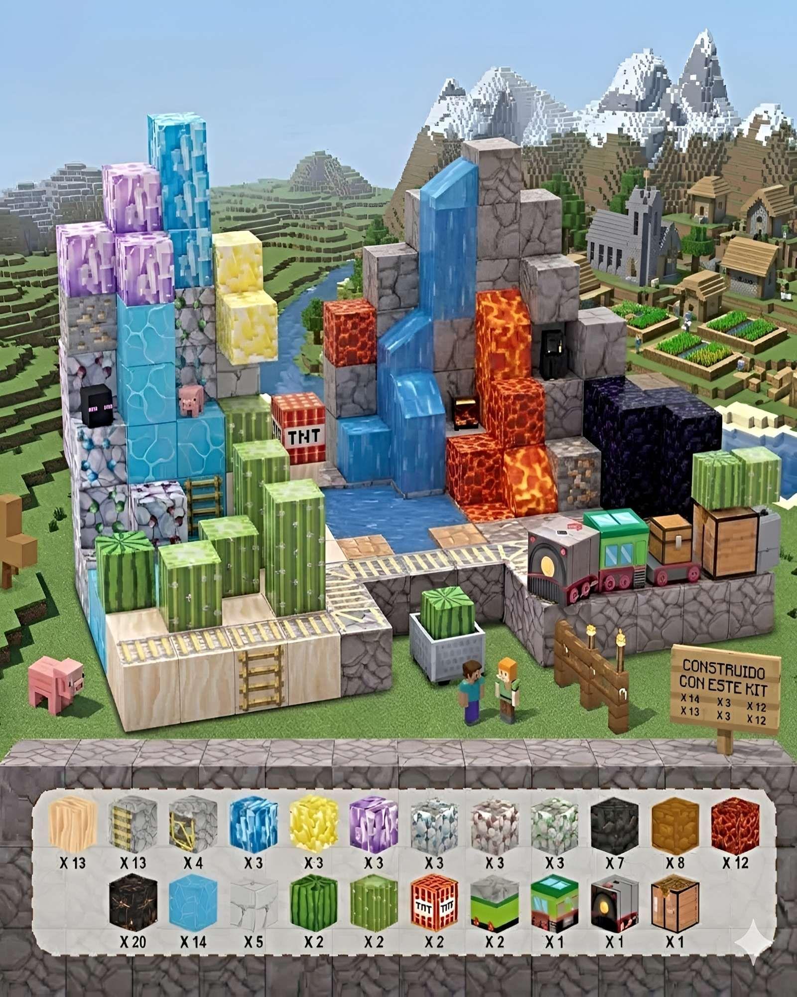 Juguete Cubo Magnetico 125 piezas-3