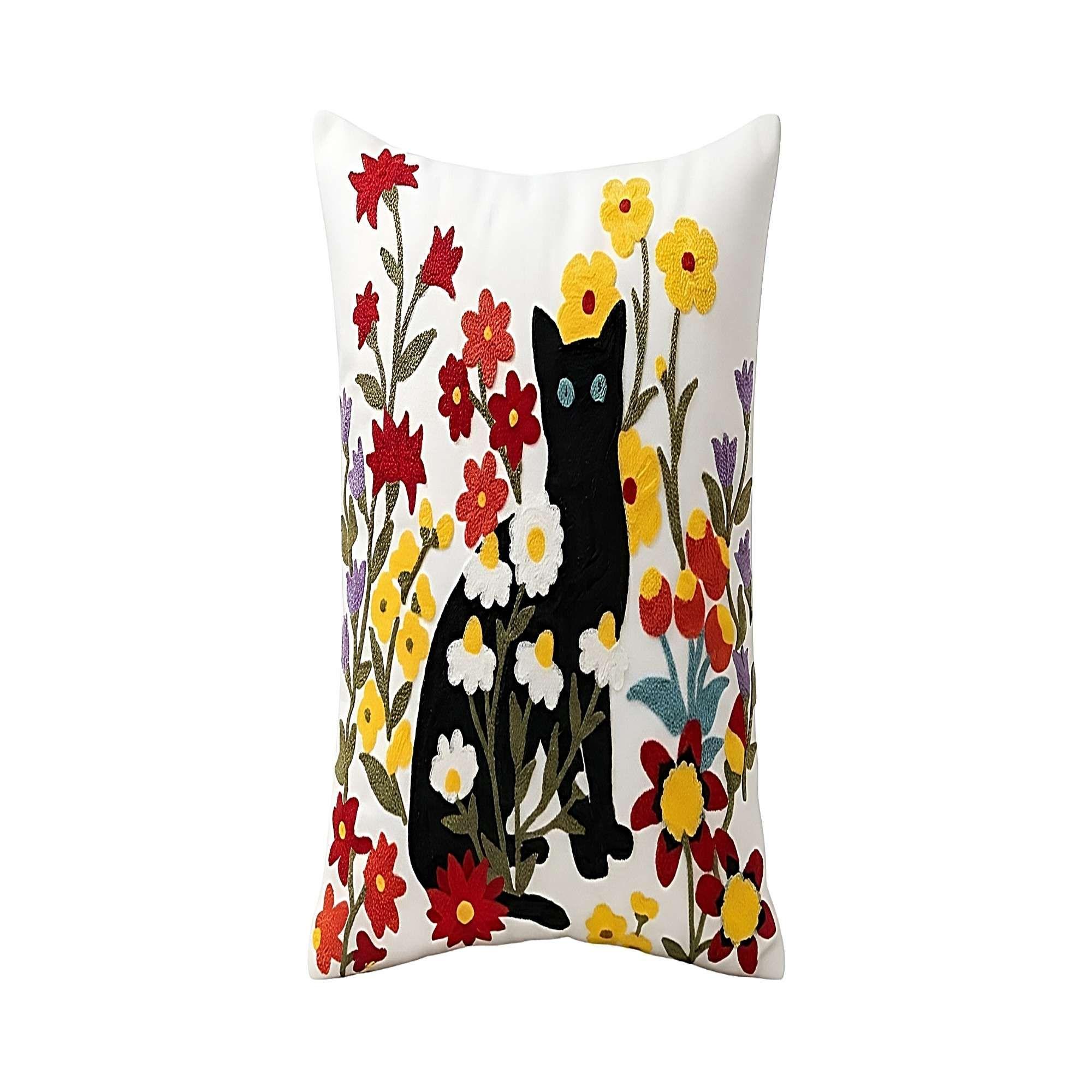 KIT DE 4 FUNDAS DE COJIN BORDADA SIN BORLAS 45X45 CM F17-1