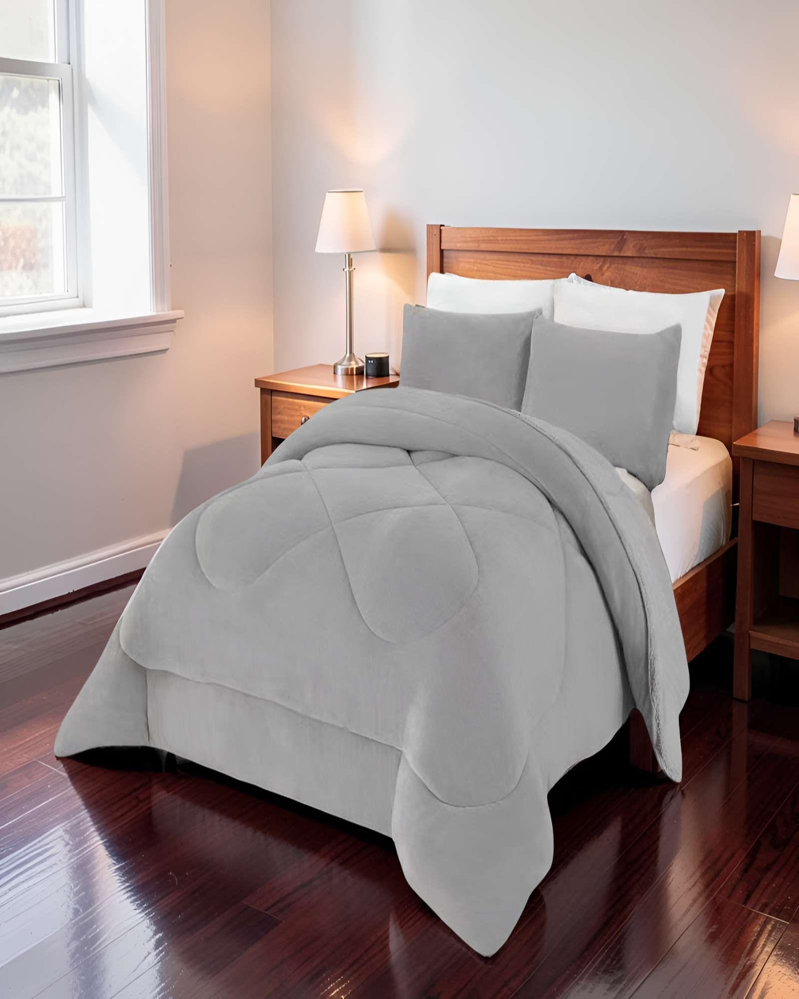 PLUMON INVIERNO SOFT 2 PLAZA 230CM X 250CM COLOR GRIS-2