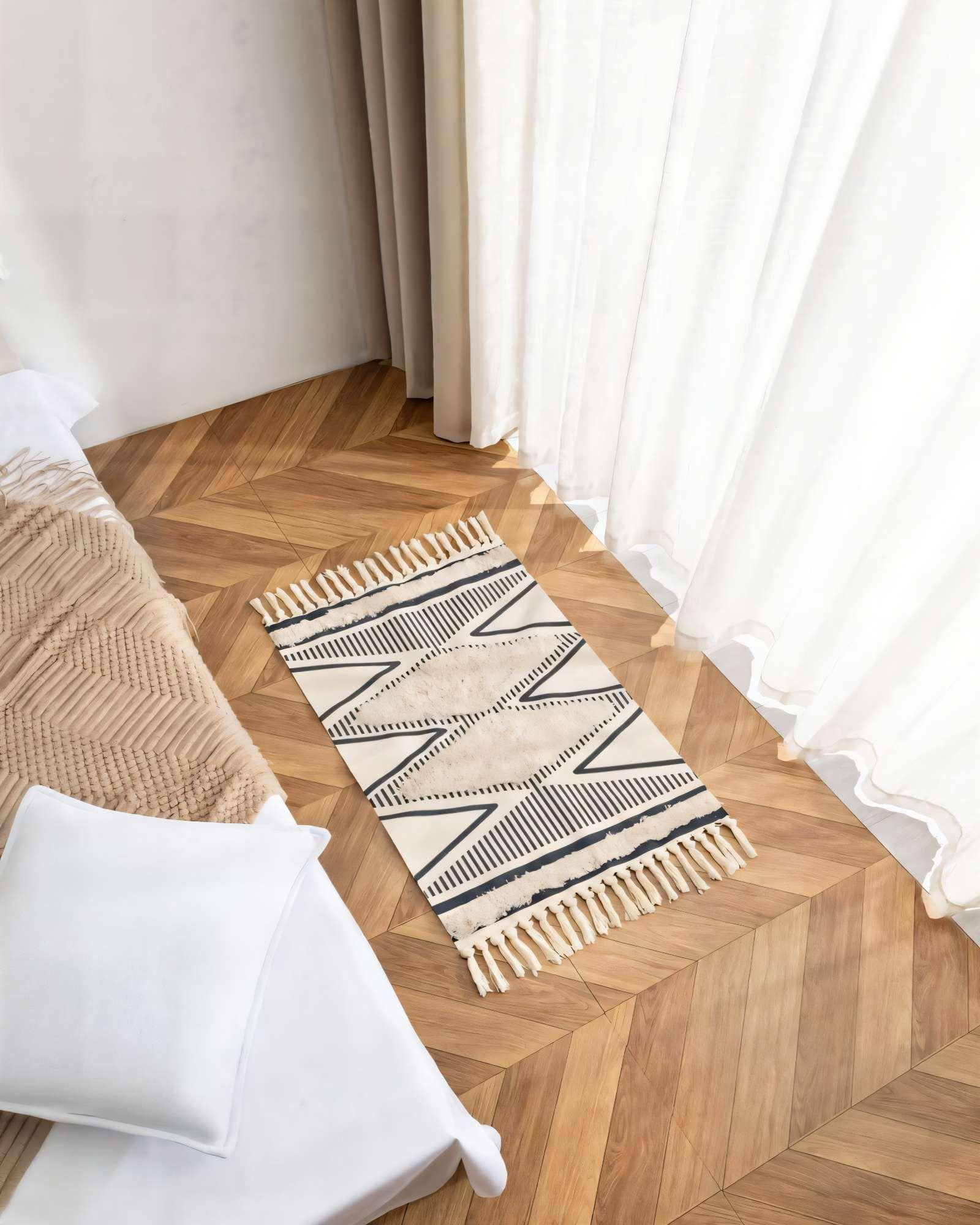 ALFOMBRA BAJADAS DE CAMA BOHO DECORATIVAS 5-2