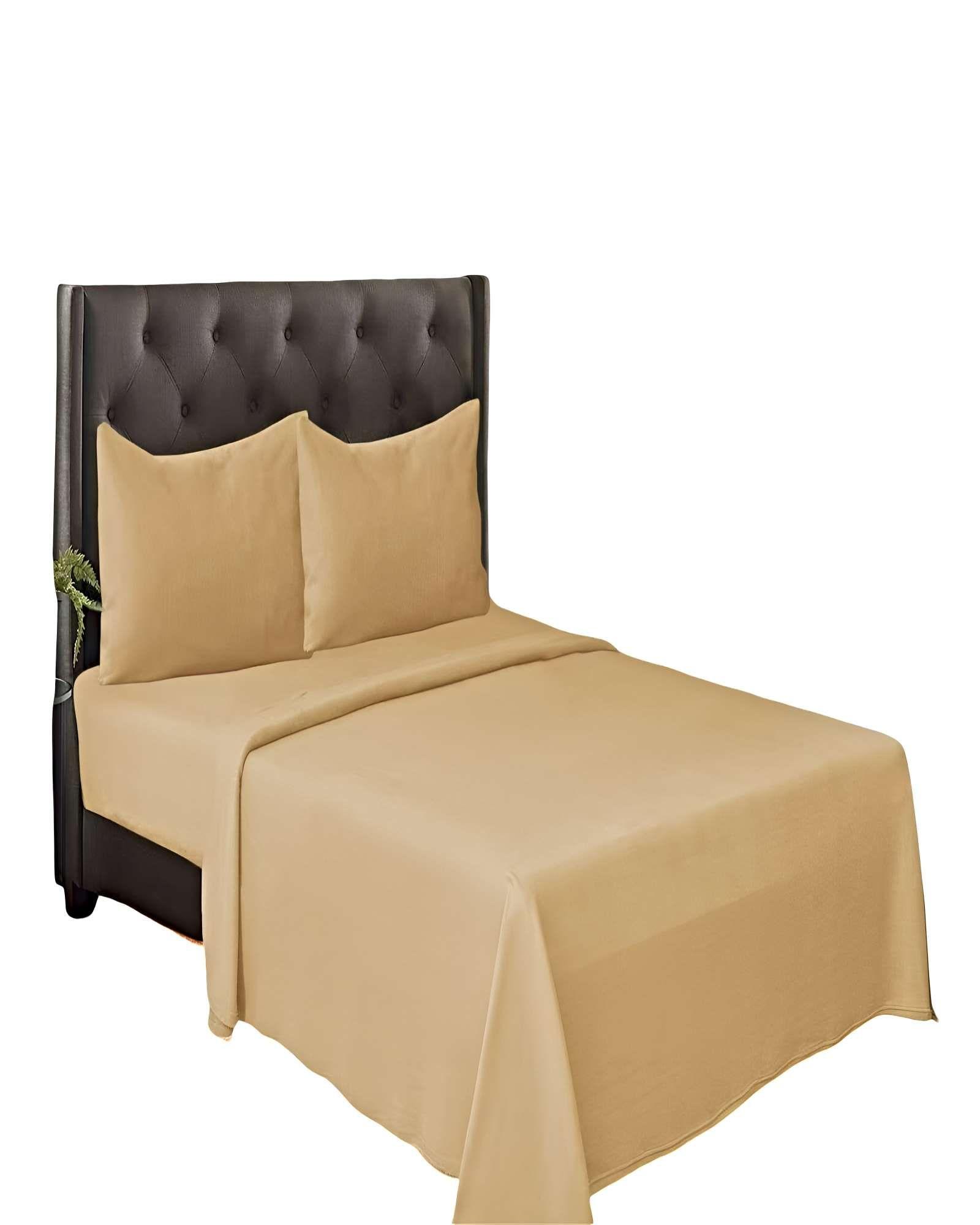 PACK DE SABANAS POLAR KING BEIGE 2-0