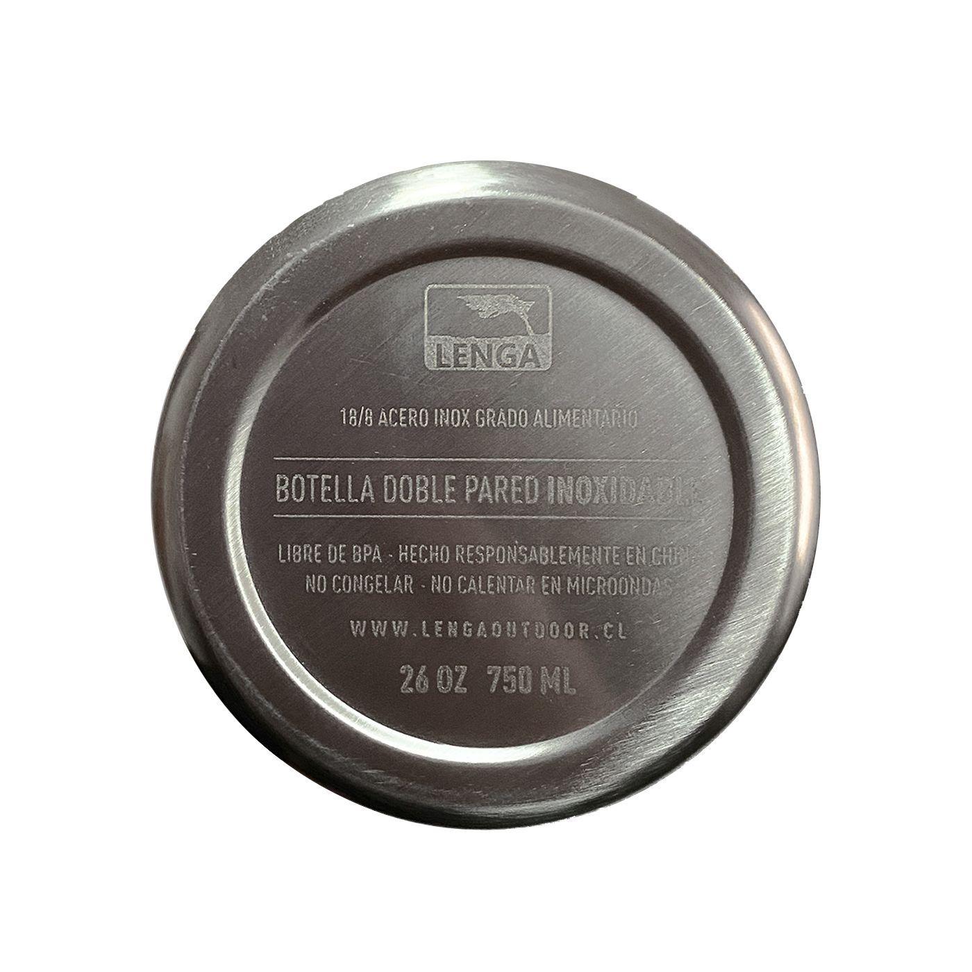 Botella Acero Inox Aislamiento De Doble Pared 750ml Circuito W Torres Paine-2