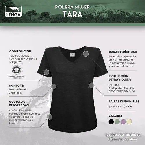 Polera Tara Escote en V Sustentable Lenga®-4
