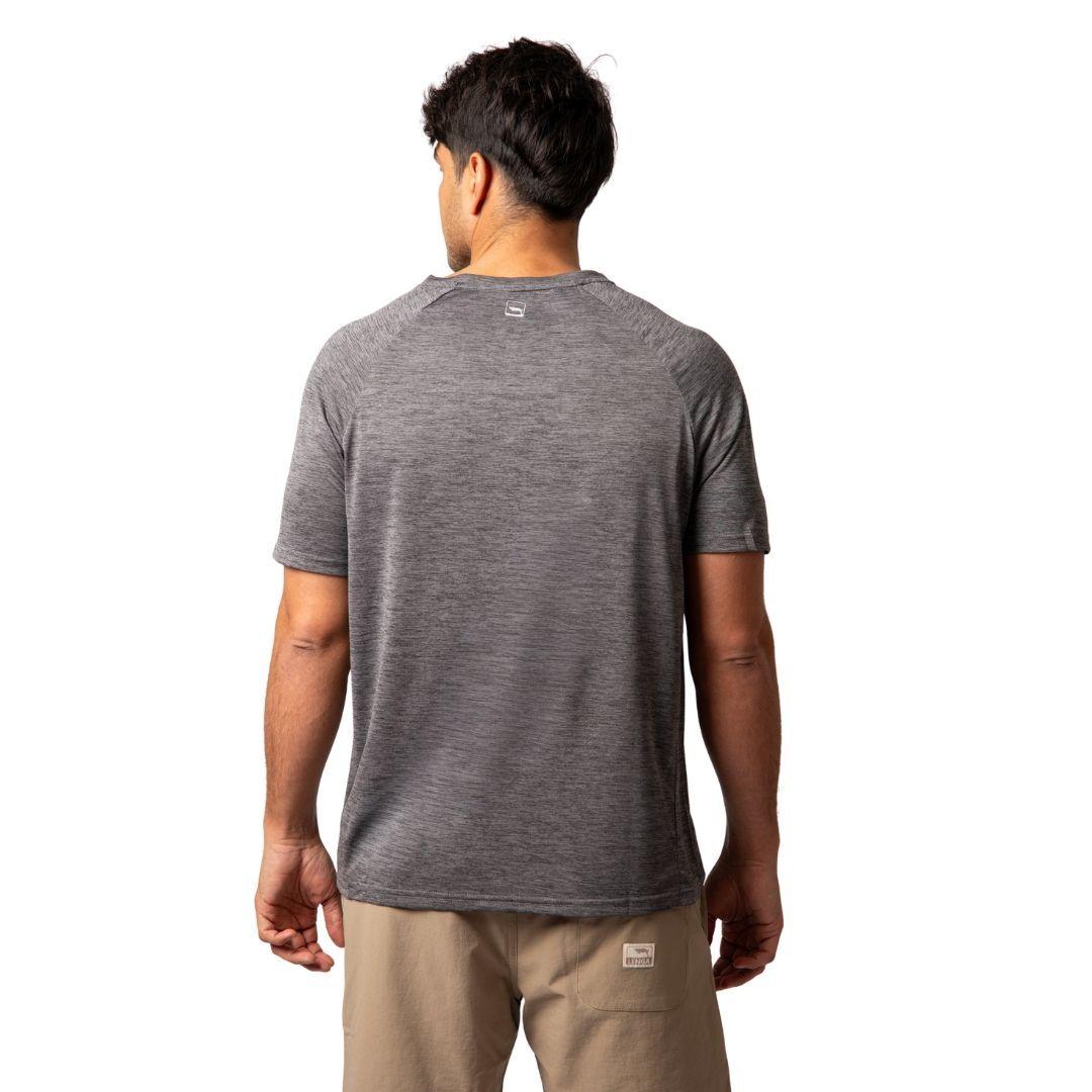 Polera Hombre Grit Dry Manga Corta y Botones Samka Lenga UPF 50-1
