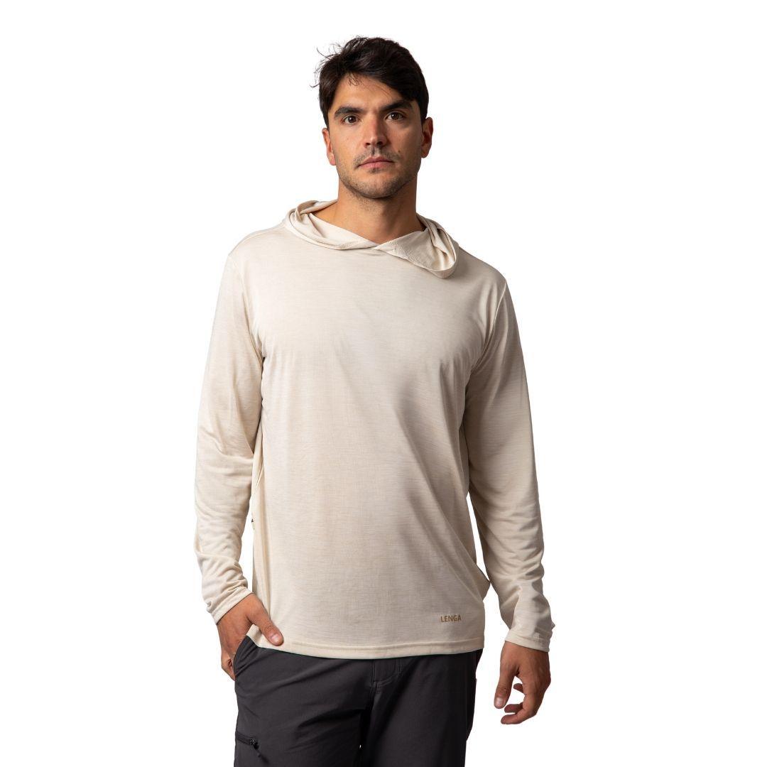 Polera Hombre Grit Dry manga larga Con Capucha UV Inti Lenga-0