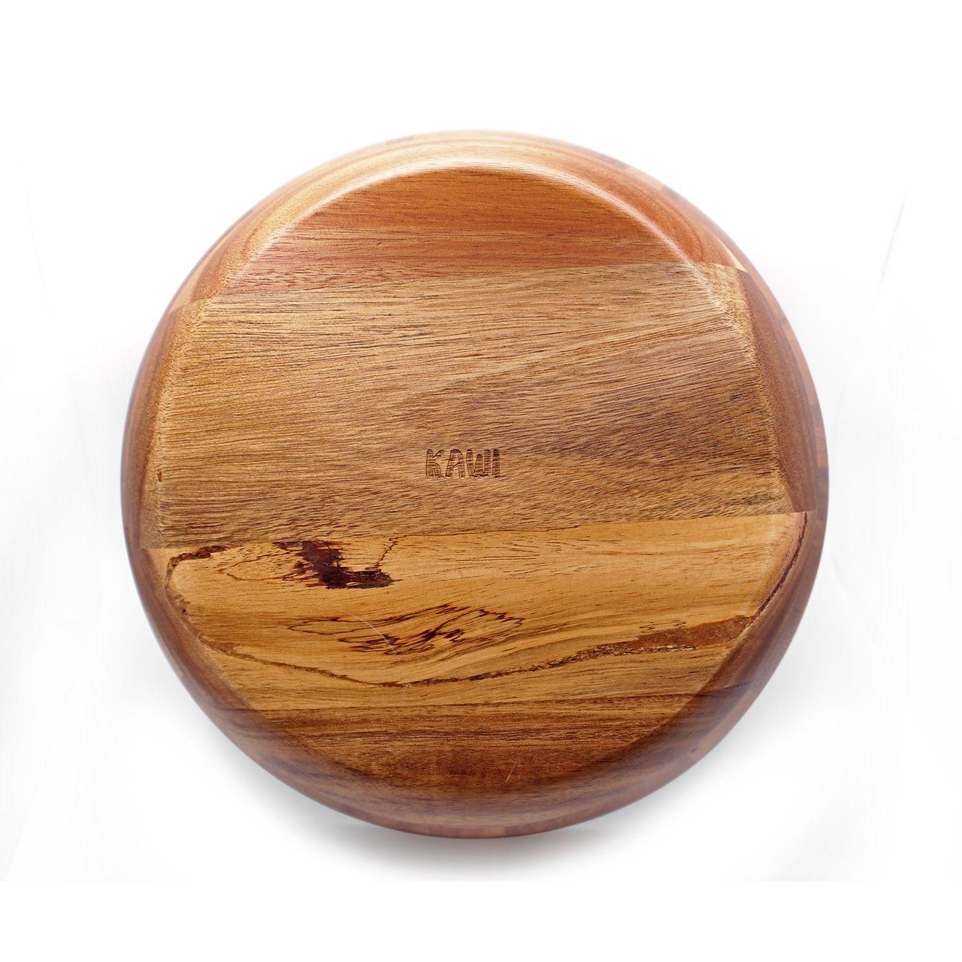 Bowl Fuente Ensaladera De Madera De Acacia Ø28cms - Kawi®-5