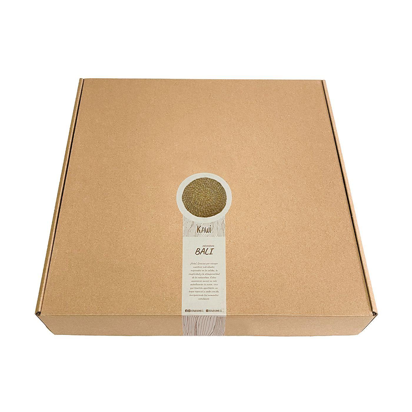 Set 4 Individuales Fibras Naturales Bali De Ø35cms - Kawi®-5