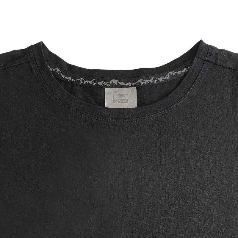 Polera Huilli Cuello Redondo Manga Corta Sustentable Lenga®-2