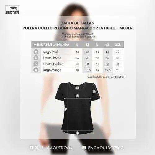 Polera Huilli Cuello Redondo Manga Corta Sustentable Lenga®-5