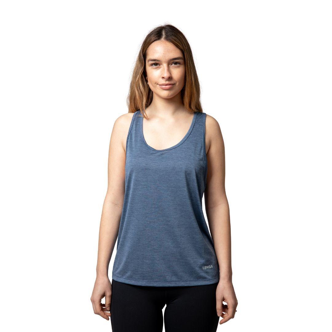 Polera Mujer Grit Dry Tank Top Sin Mangas Malki Lenga UPF 50-0