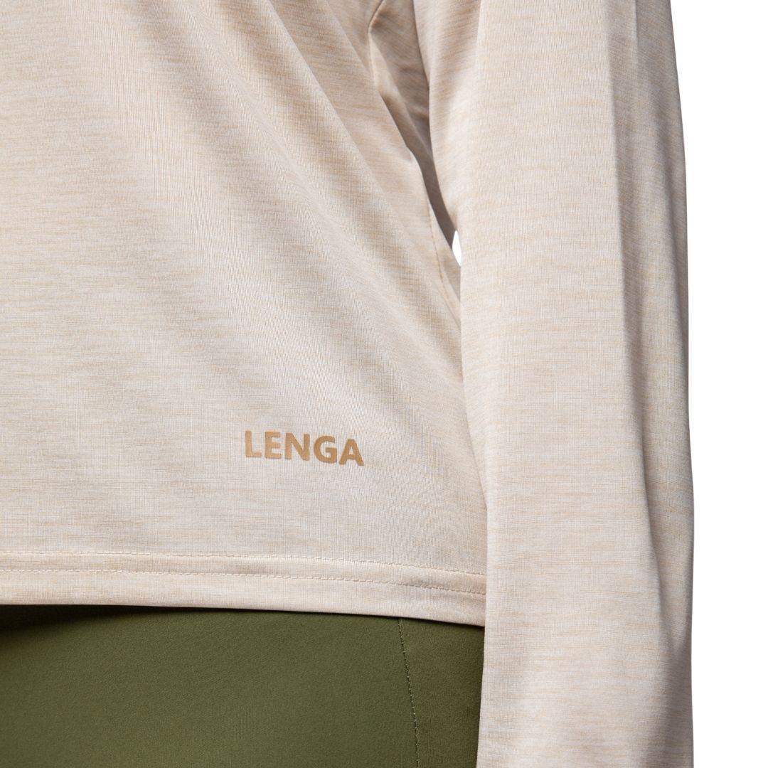 Polera Mujer Grit Dry Cuello en V Manga Larga Raymi Lenga UPF 50-2