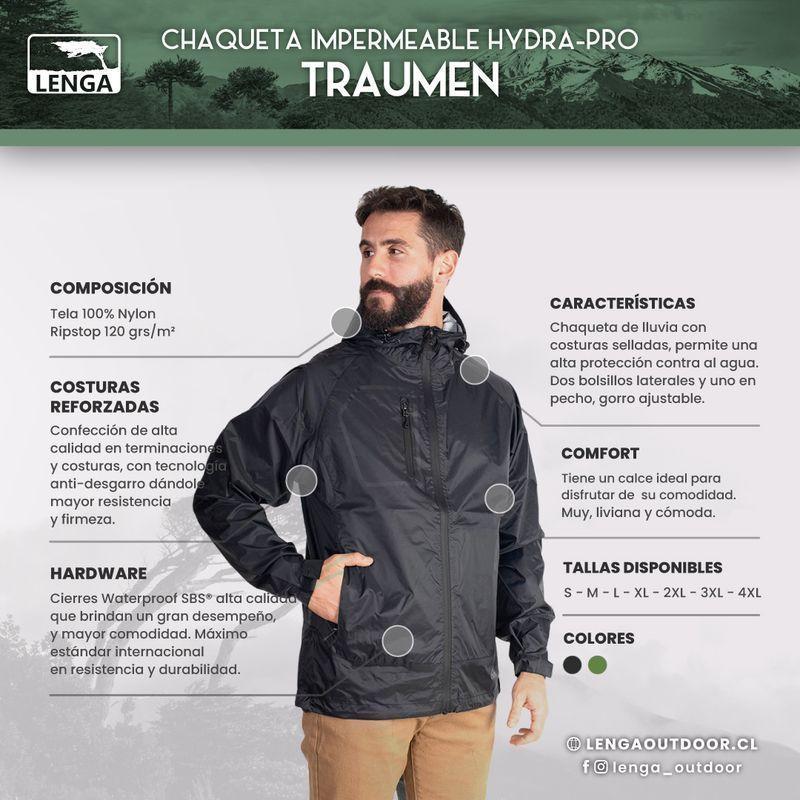Chaqueta Impermeable Hombre Traumen Hydra-pro Lenga-4