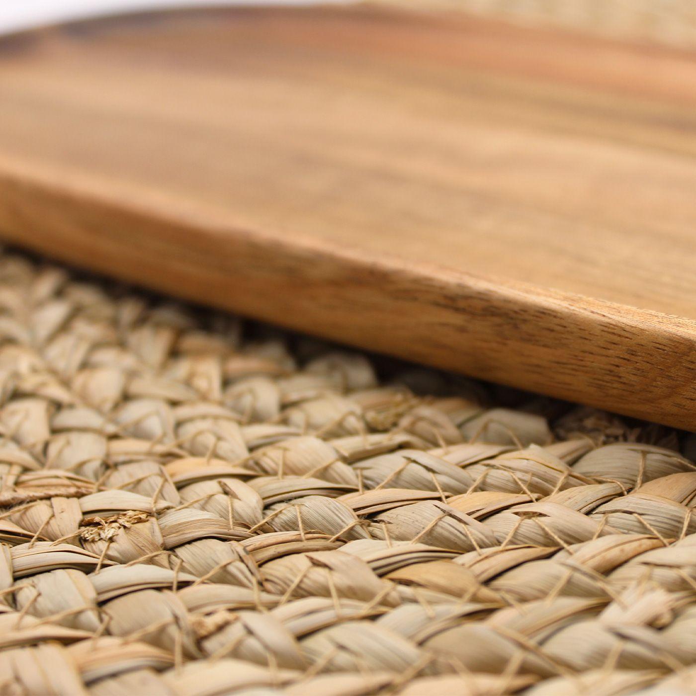 Bandeja Ovalada De Madera De Acacia - Kawi®-1