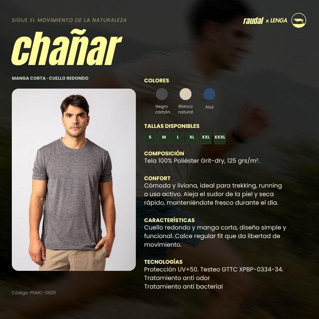 Polera Hombre Grit Dry Manga Corta UV Cha ar Lenga-4