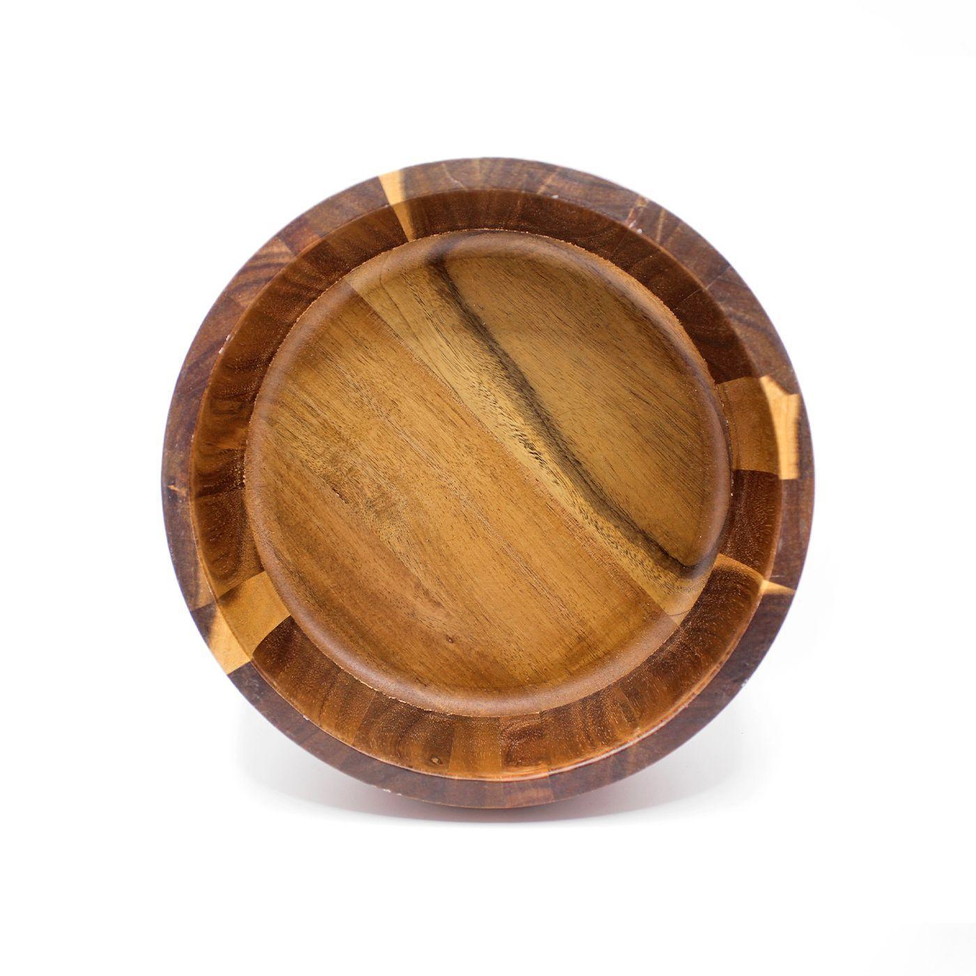 Bowl Fuente Ensaladera De Madera De Acacia Ø22cms - Kawi®-3