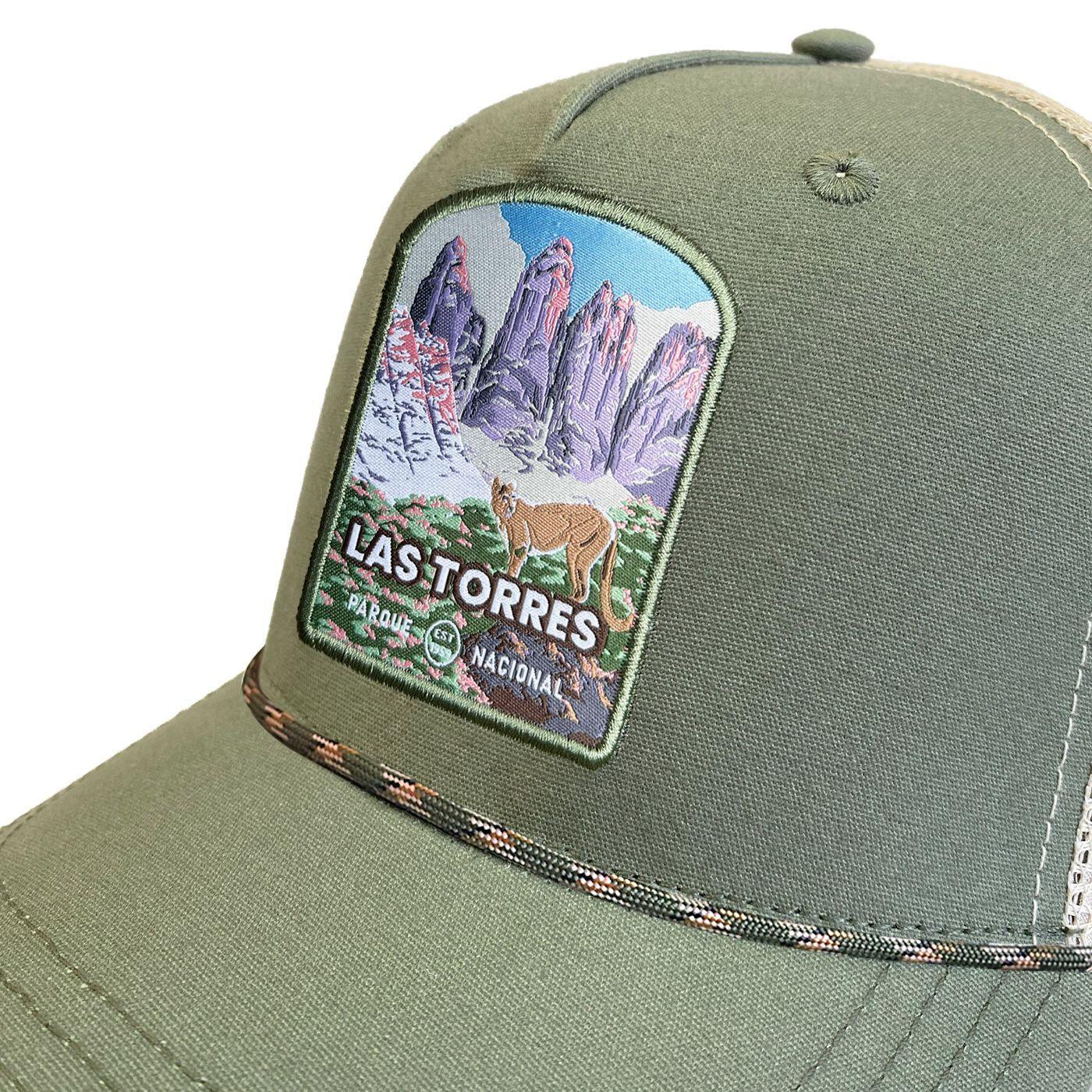 Jockey Gorros Trucker Canvas Parque Nacional Puma Las Torres Lenga®-4