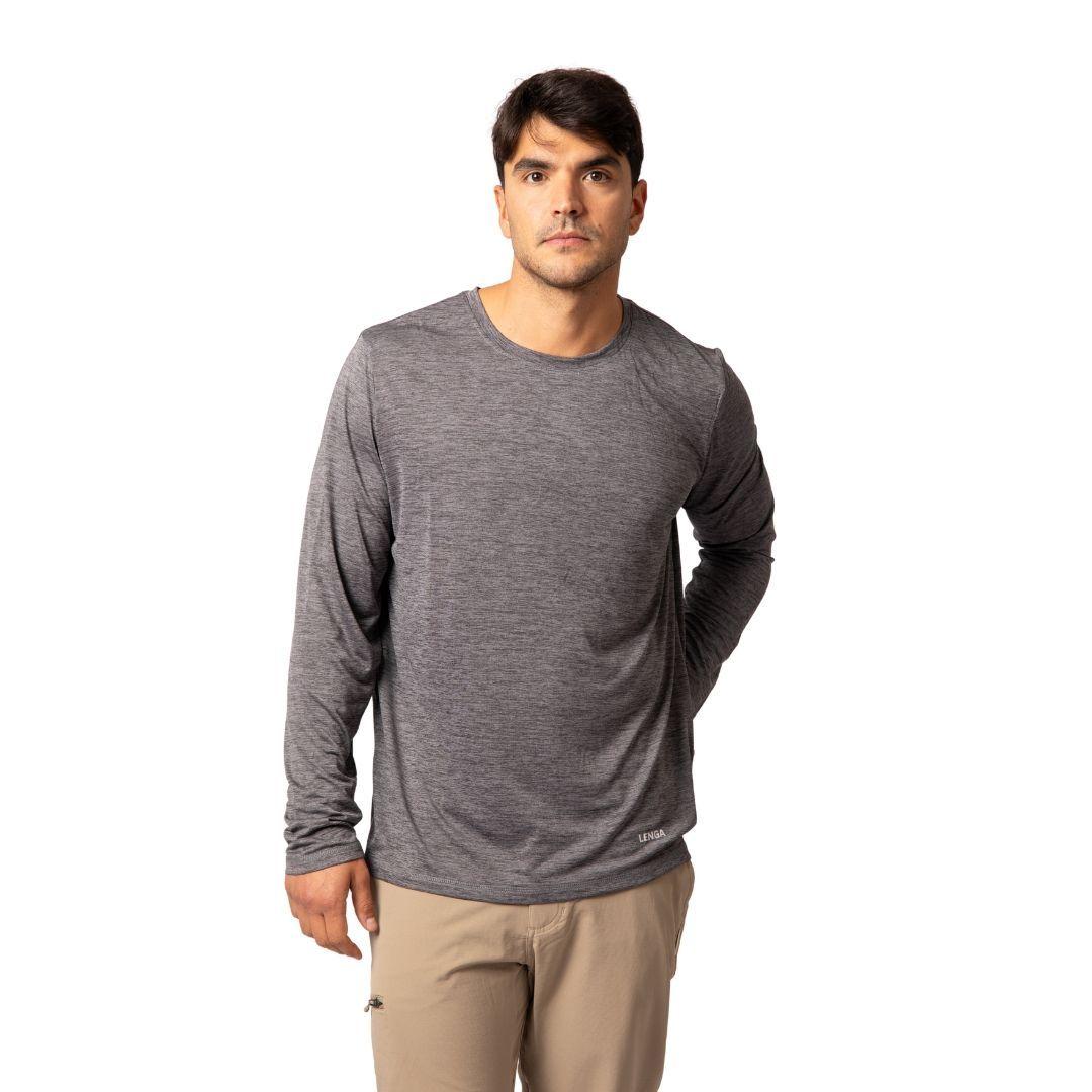 Polera Hombre Grit Dry Manga larga Lickan Lenga UPF 50-0