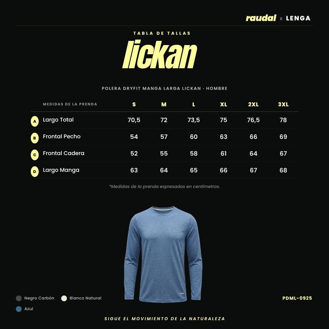 Polera Hombre Grit Dry Manga larga Lickan Lenga UPF 50-5