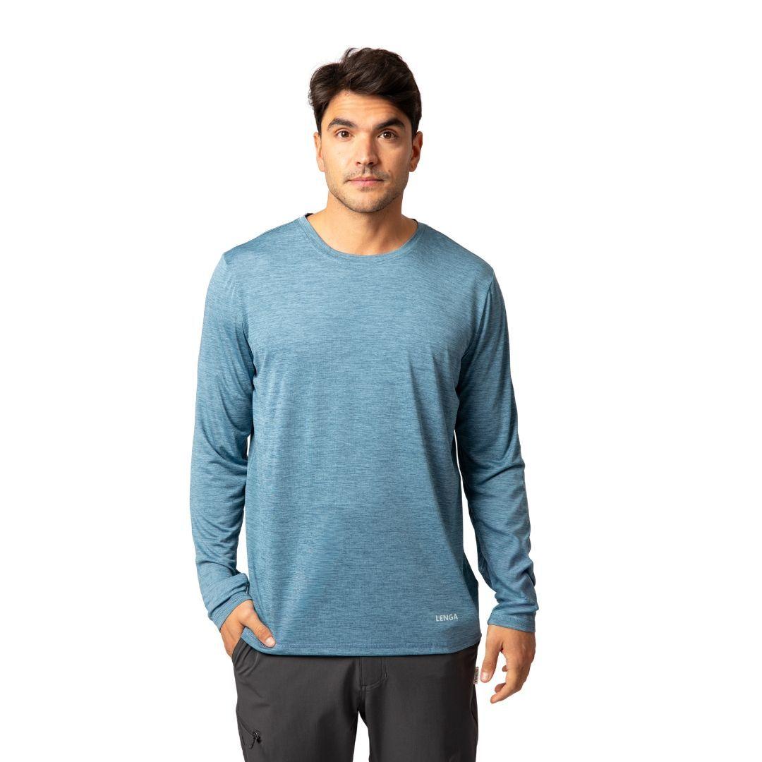 Polera Hombre Grit Dry Manga larga Lickan Lenga UPF 50-0