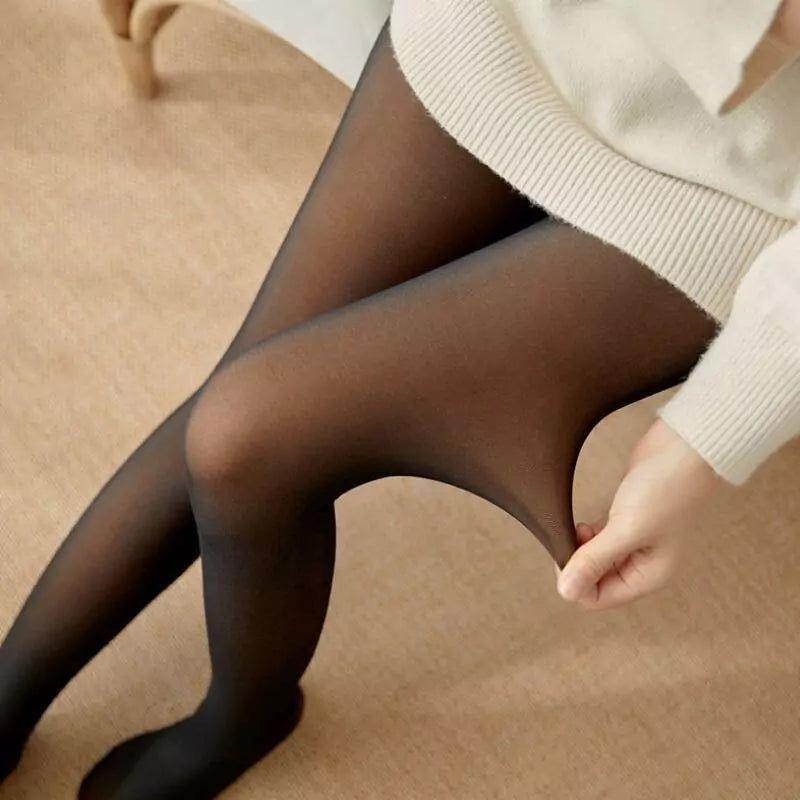 Calzas Panty Efecto Piel Forro Polar-2