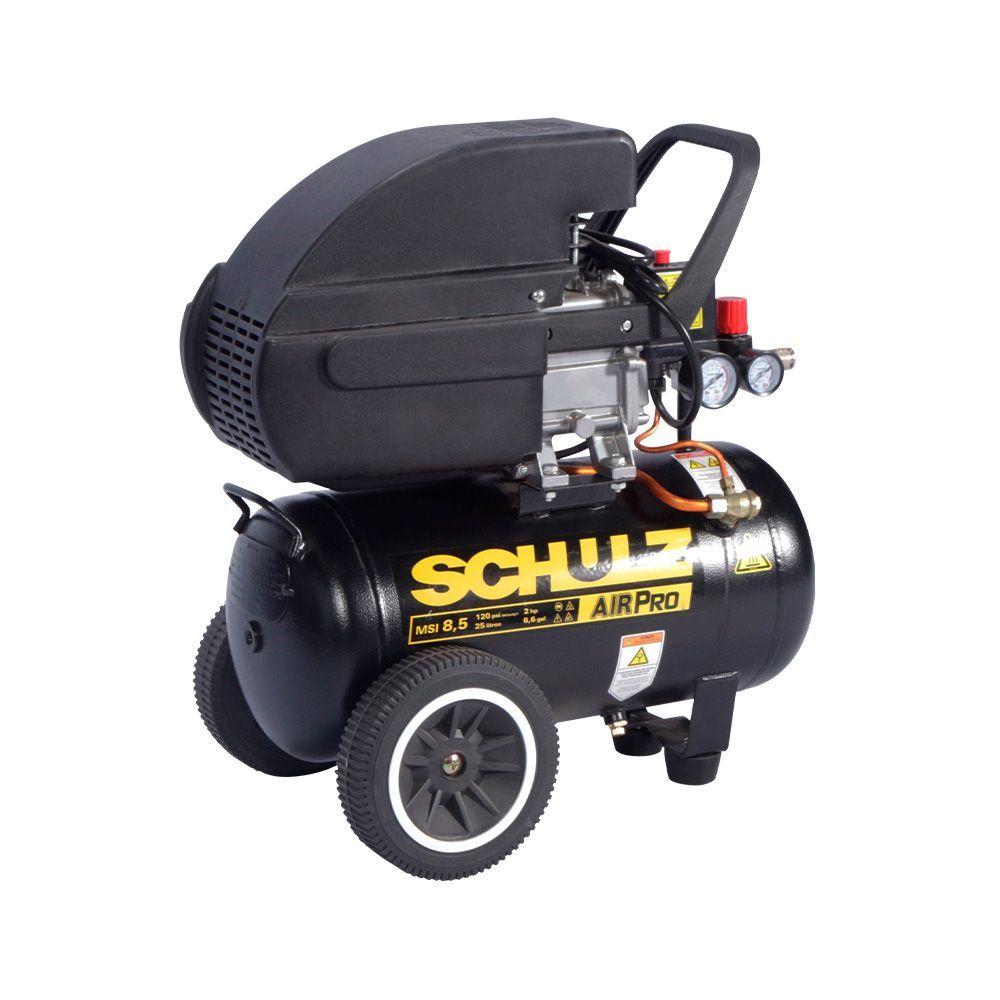 Kit Compresor Schulz 2hp, 25 Litros + Set 3 Accs-2