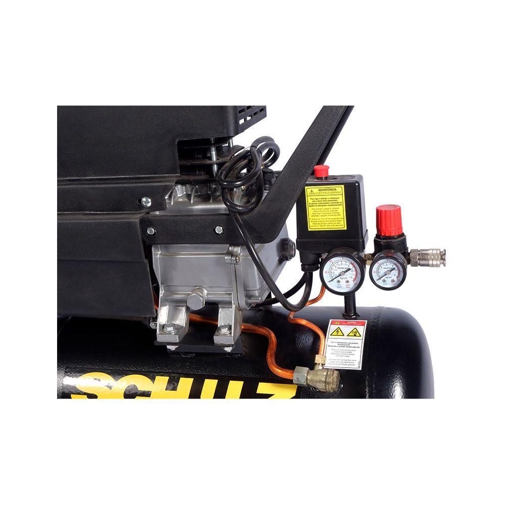 Kit Compresor Schulz 2hp, 25 Litros + Set 3 Accs-3