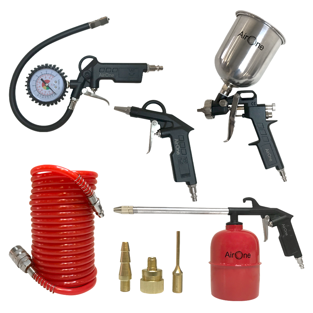 Kit 8 accesorios para Compresor (gravedad)-0
